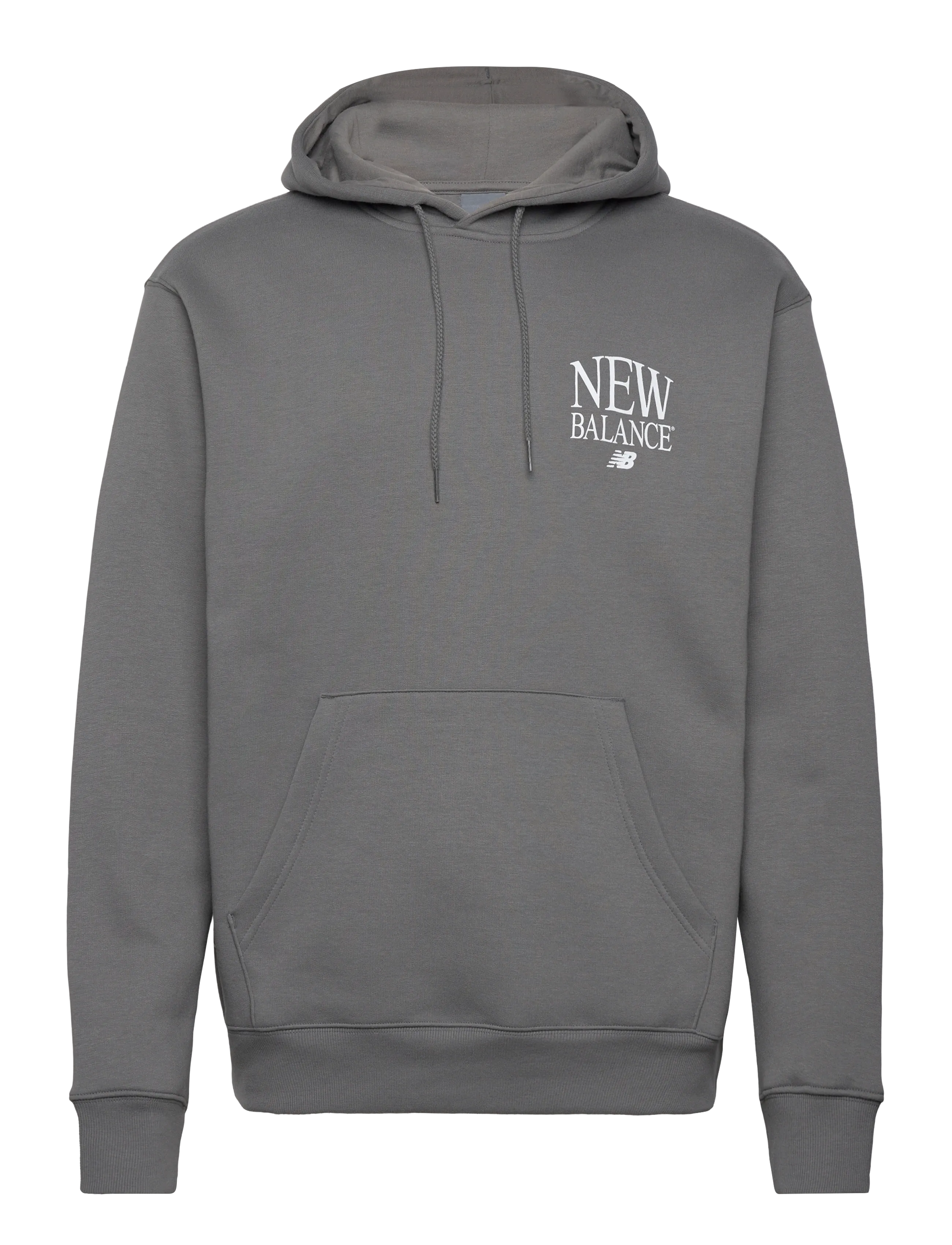 New Balance Reimagined Fleece Hoodie, XXL, Grey, Sport Sweatshirts & Hoodies > Sport Hoodies, Herre