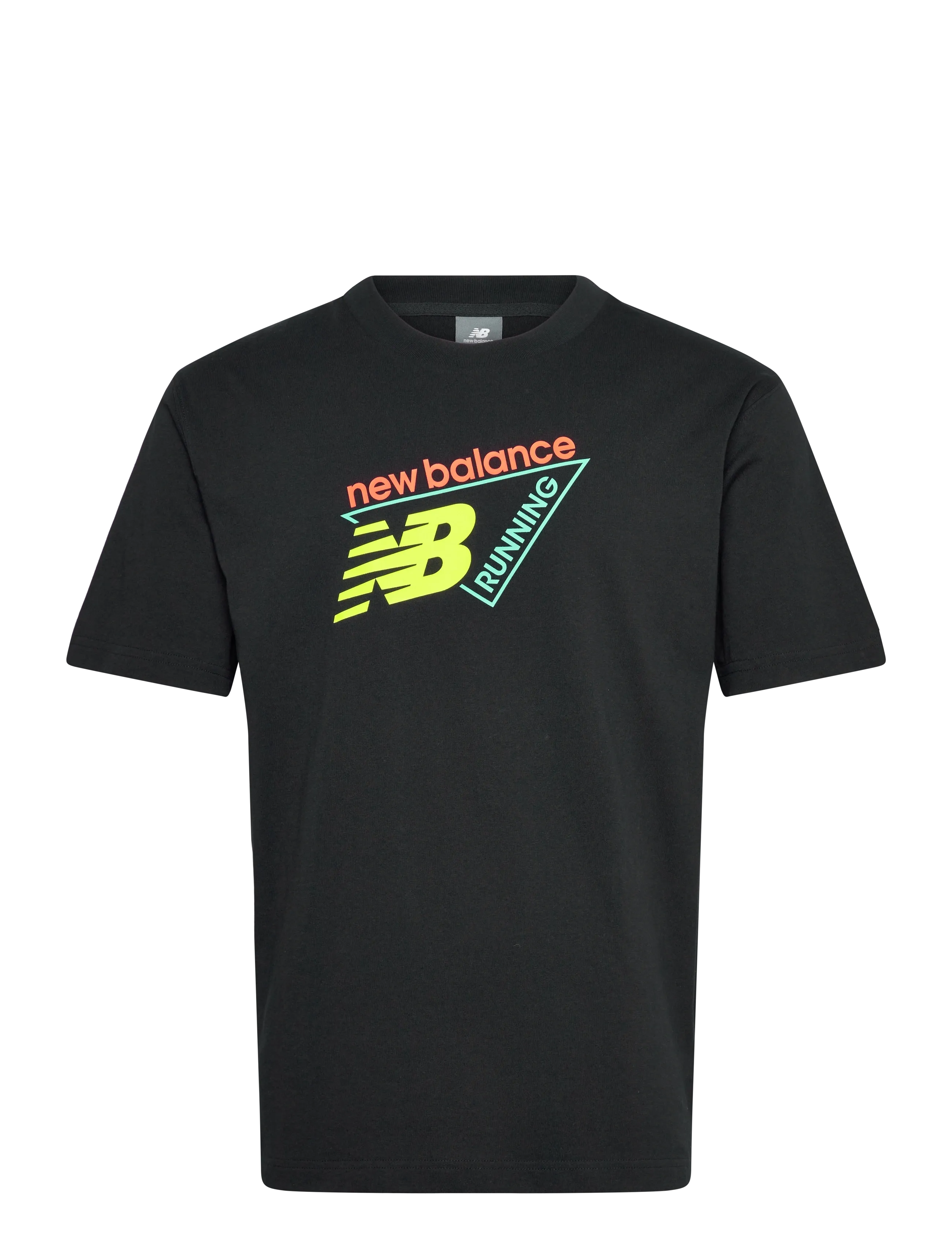 New Balance Neon T-Shirt - Kleidung - BLACK / black