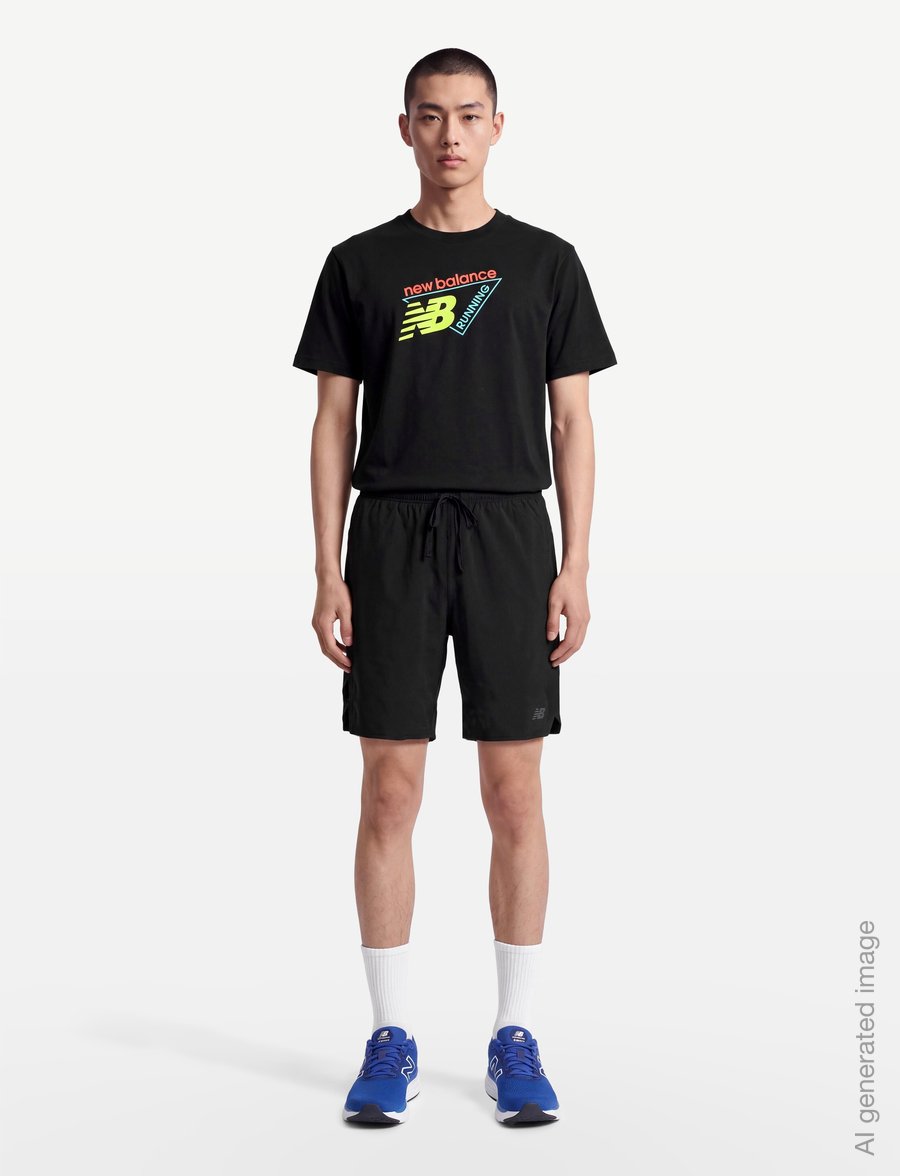 New Balance - Neon T-Shirt - oberteile & t-shirts - black - 0