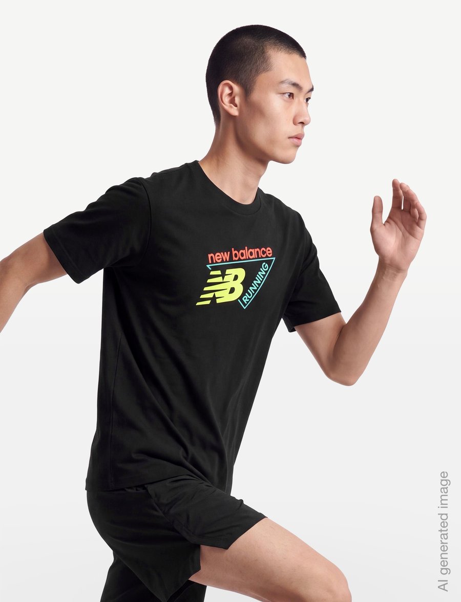 New Balance - Neon T-Shirt - oberteile & t-shirts - black - 3