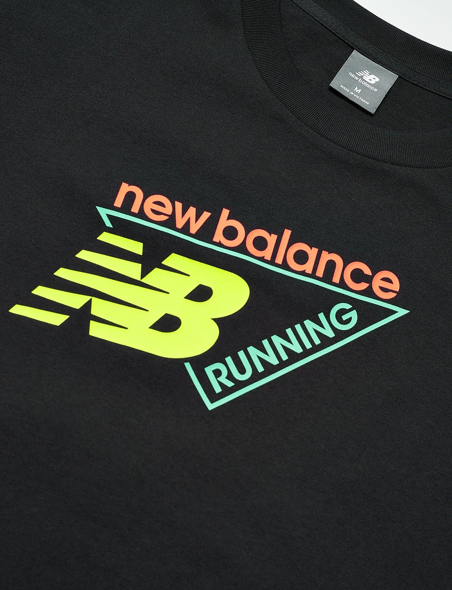 New Balance - Neon T-Shirt - oberteile & t-shirts - black - 5
