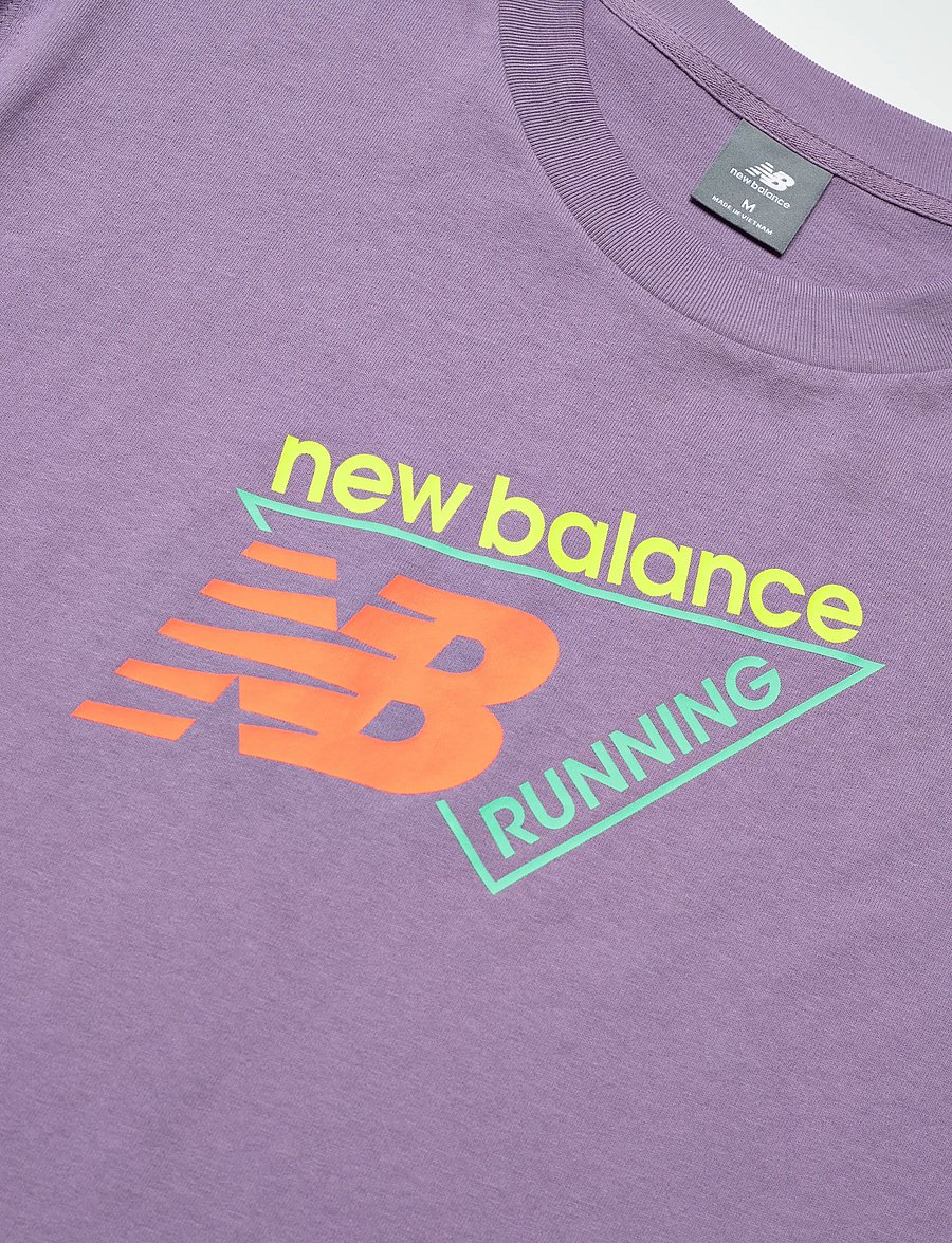 New Balance - Neon T-Shirt - oberteile & t-shirts - candied violet - 2