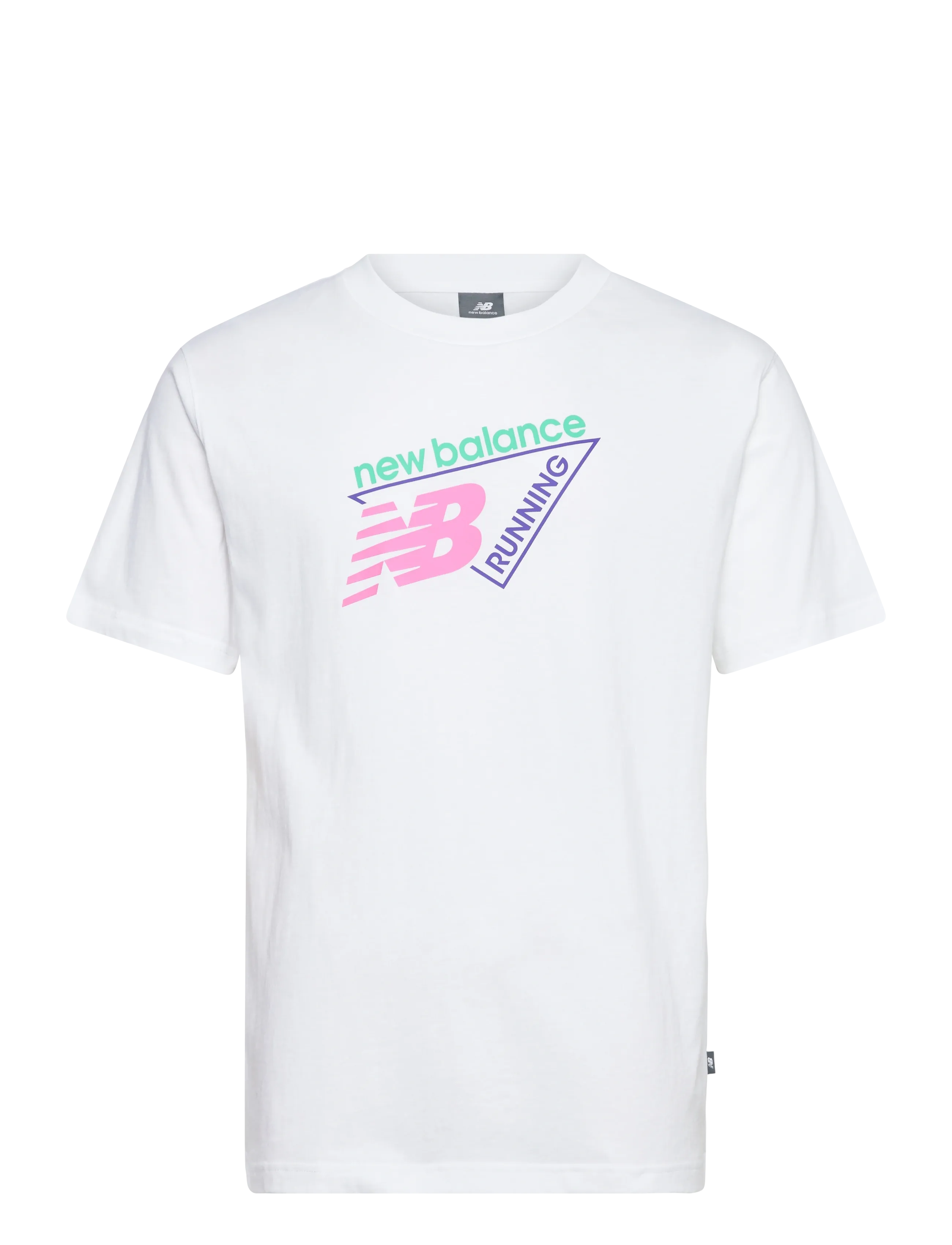 New Balance Neon T-Shirt - Kleidung - WHITE / white