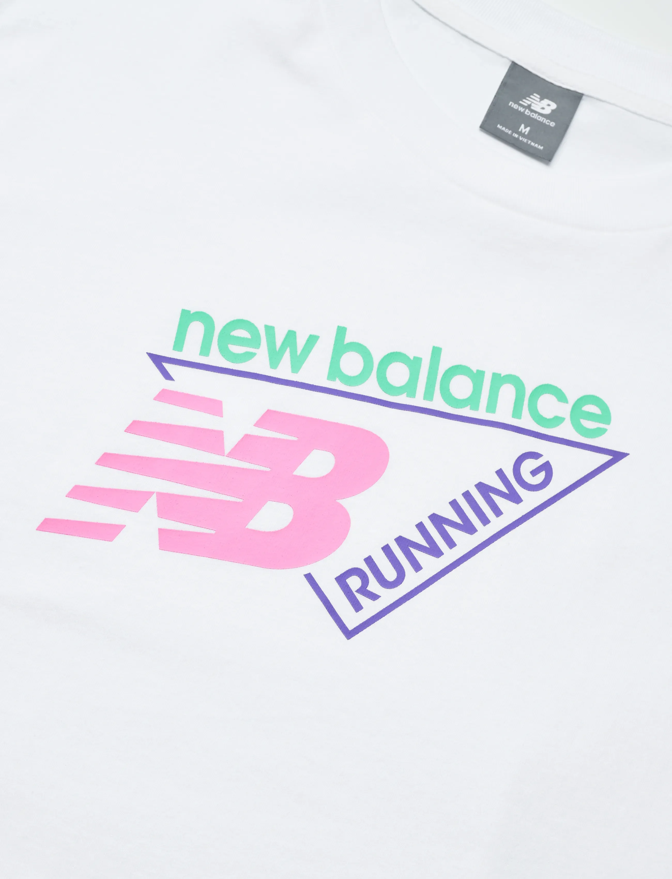 New Balance - Neon T-Shirt - topper & t-skjorter - white - 2