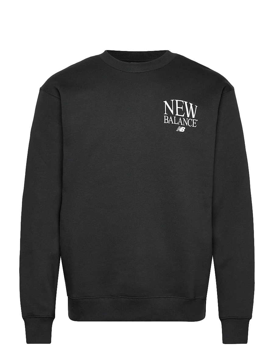 New Balance - Reimagined Fleece Crew - tops - black - 1