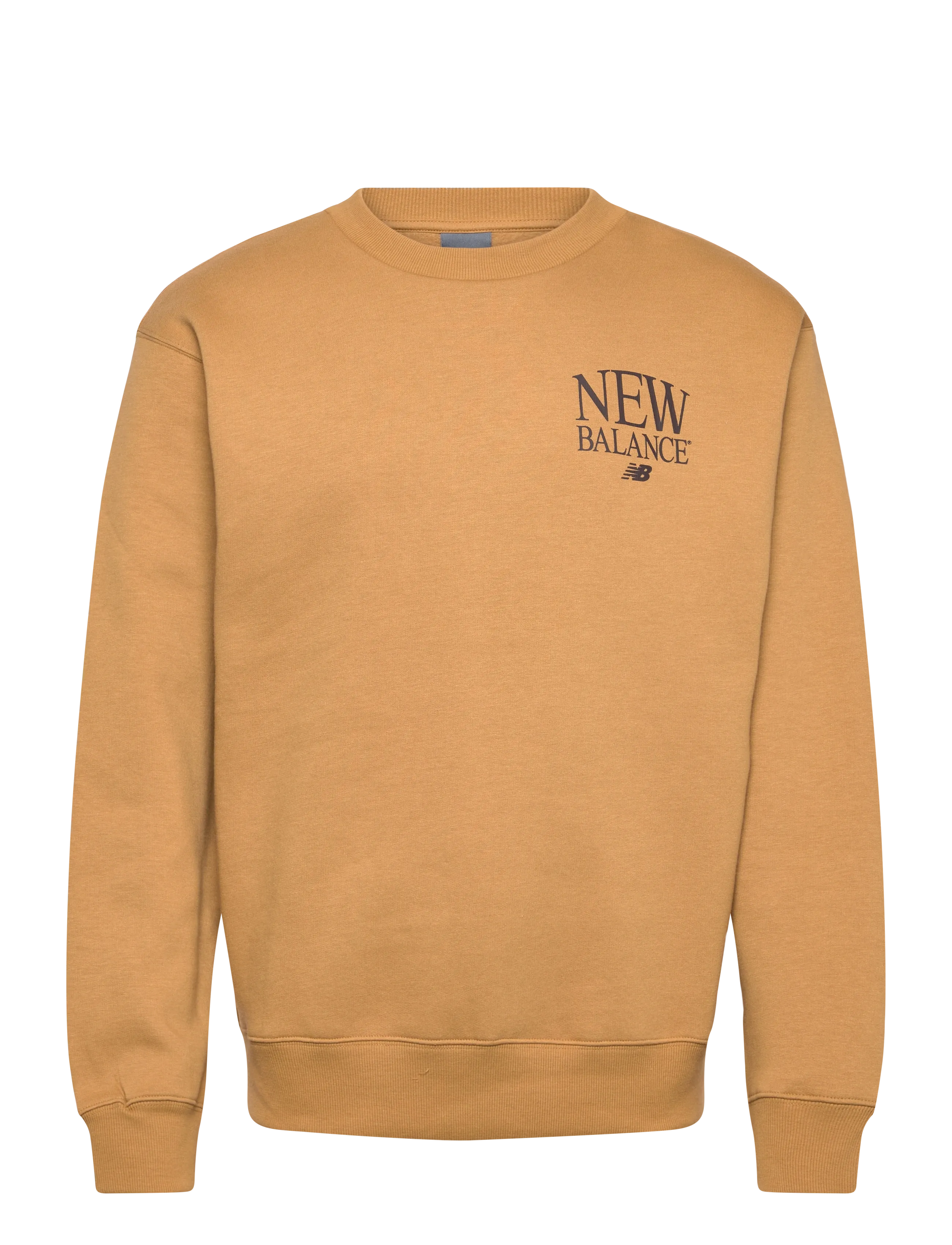 New Balance Reimagined Fleece Crew - Alussärgid - STUCCO / cream
