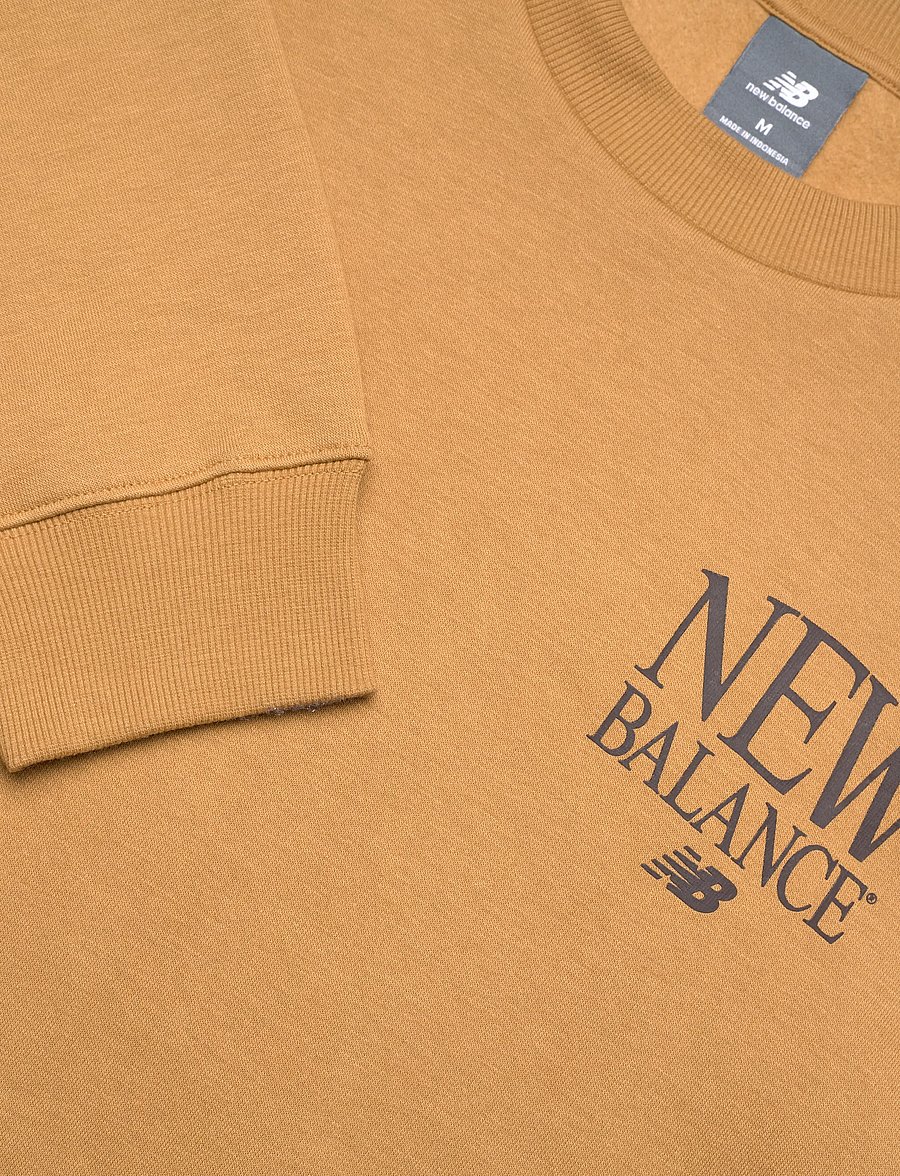 New Balance - Reimagined Fleece Crew - overdele - stucco - 5