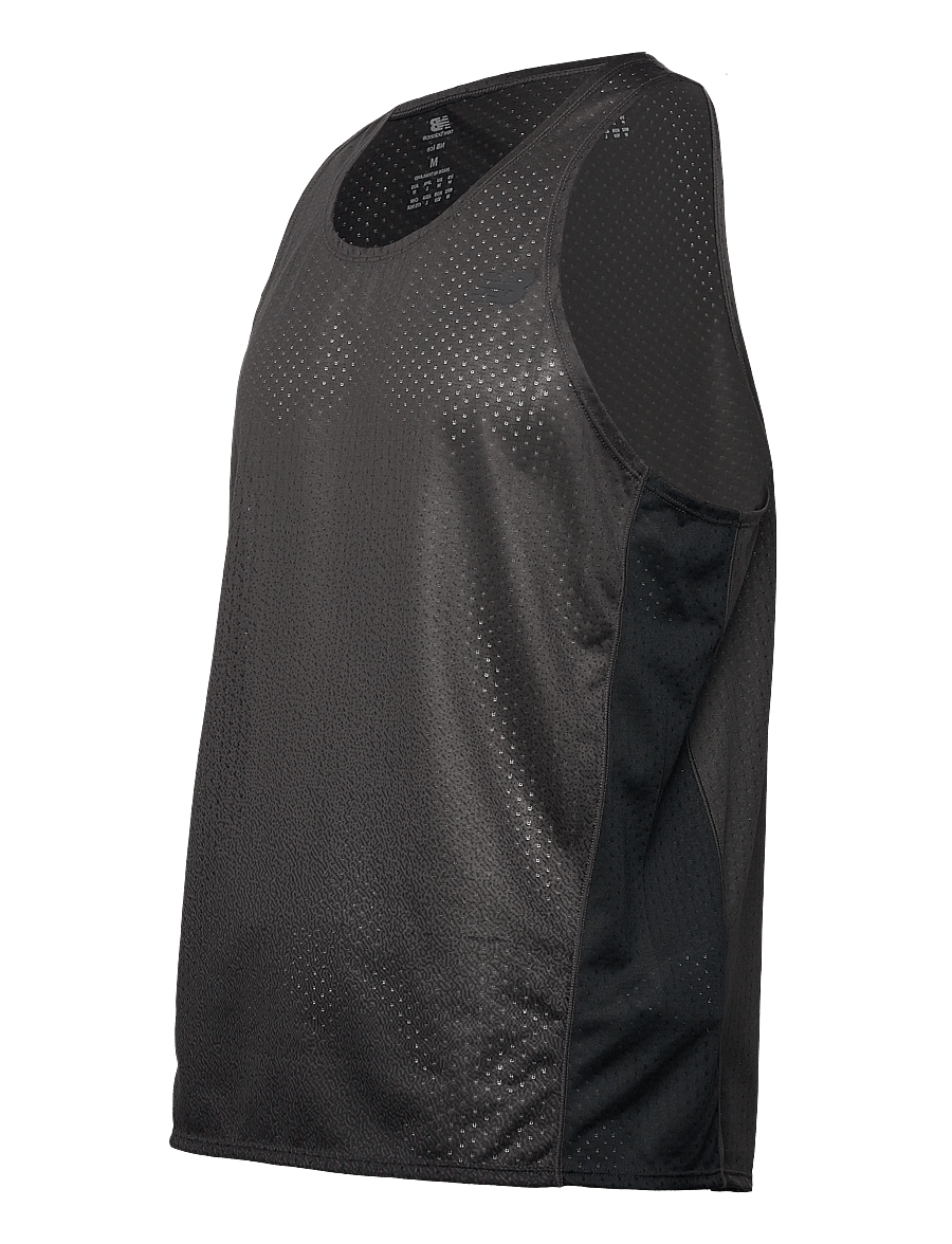 New Balance - Viz-Tech Run Singlet - Õlapaeltega pluusid - black - 2