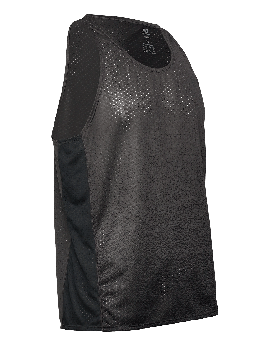 New Balance - Viz-Tech Run Singlet - Õlapaeltega pluusid - black - 3