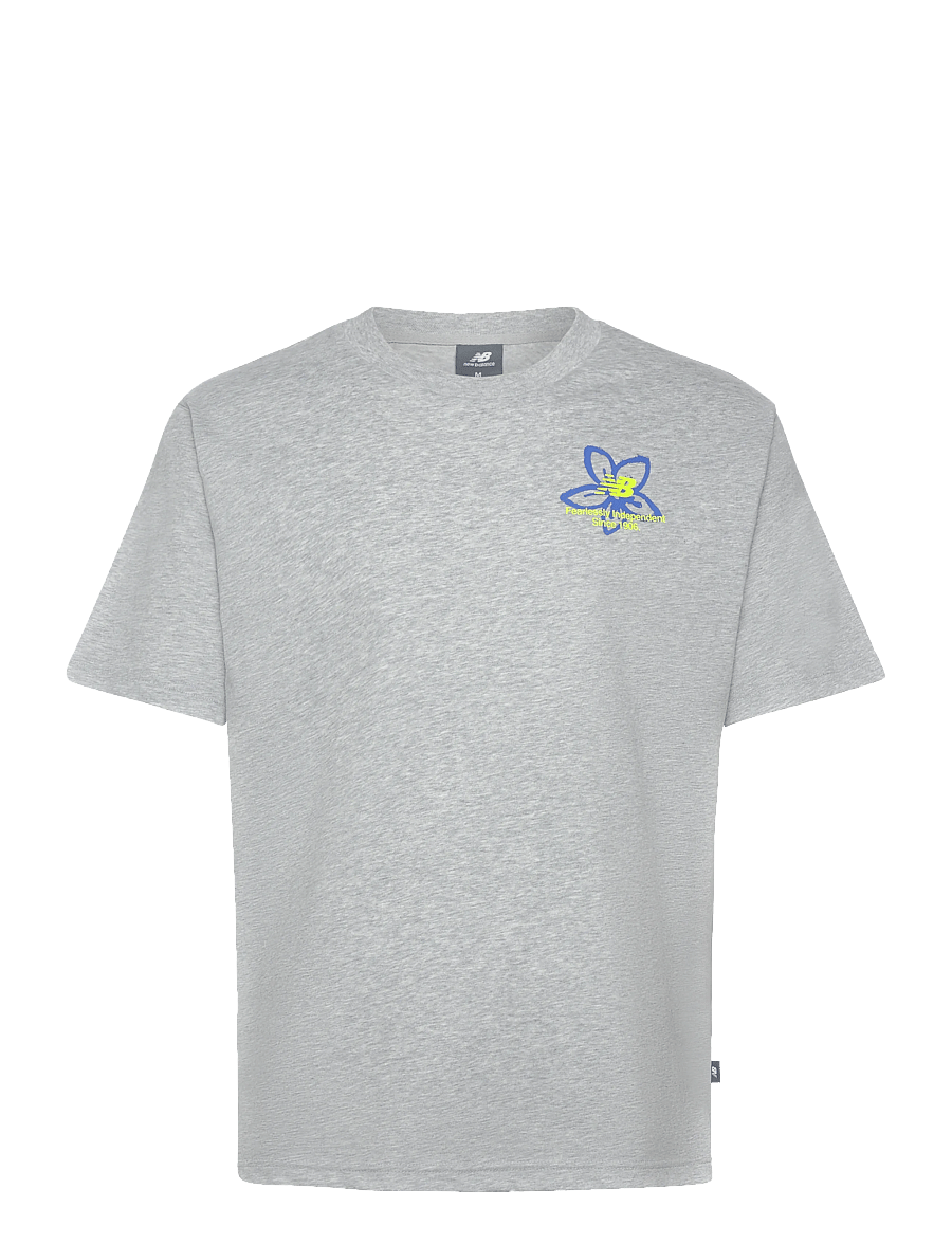 New Balance - Boston City Run T-Shirt - t-shirts - athletic grey - 0