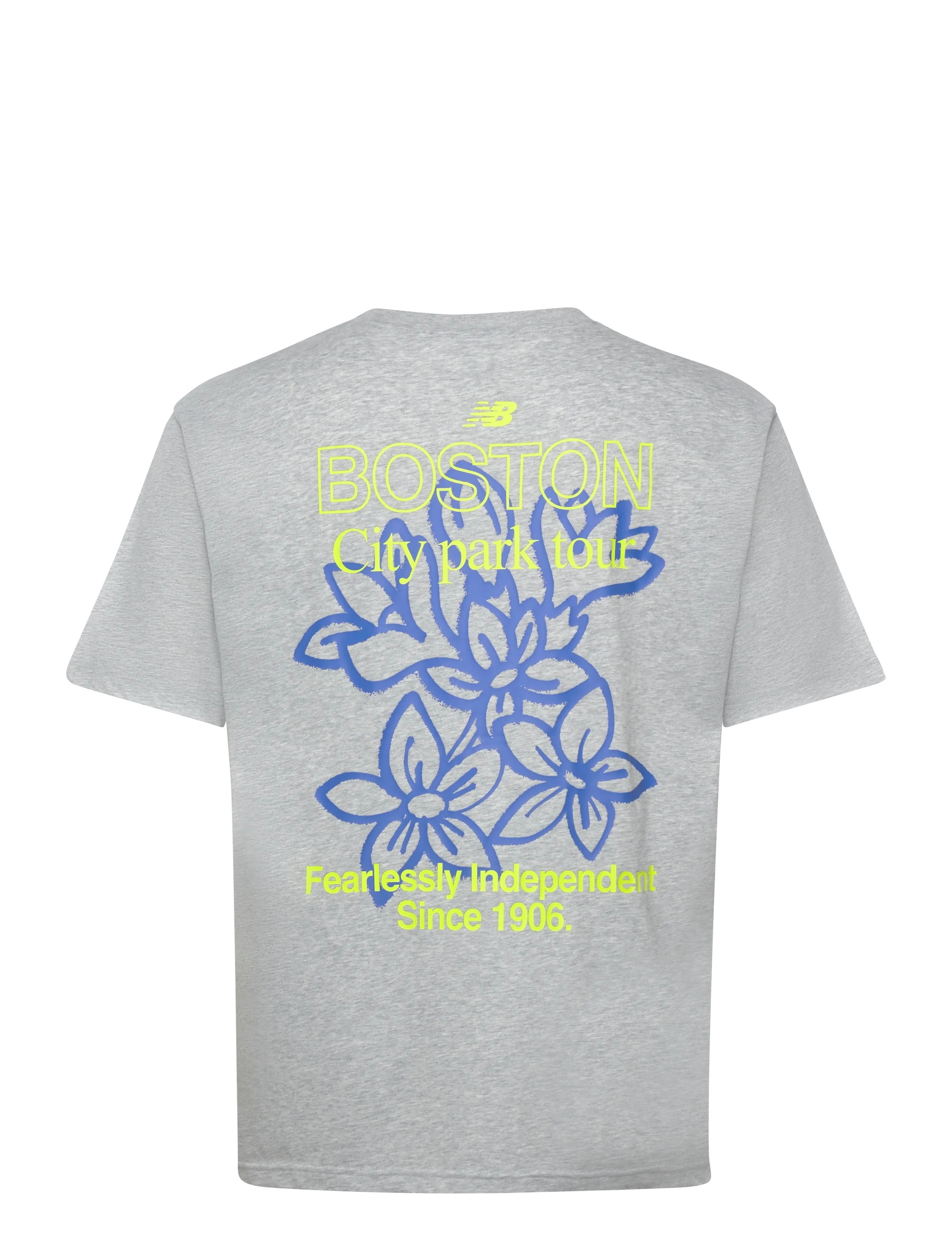 New Balance - Boston City Run T-Shirt - oberteile & t-shirts - athletic grey - 1