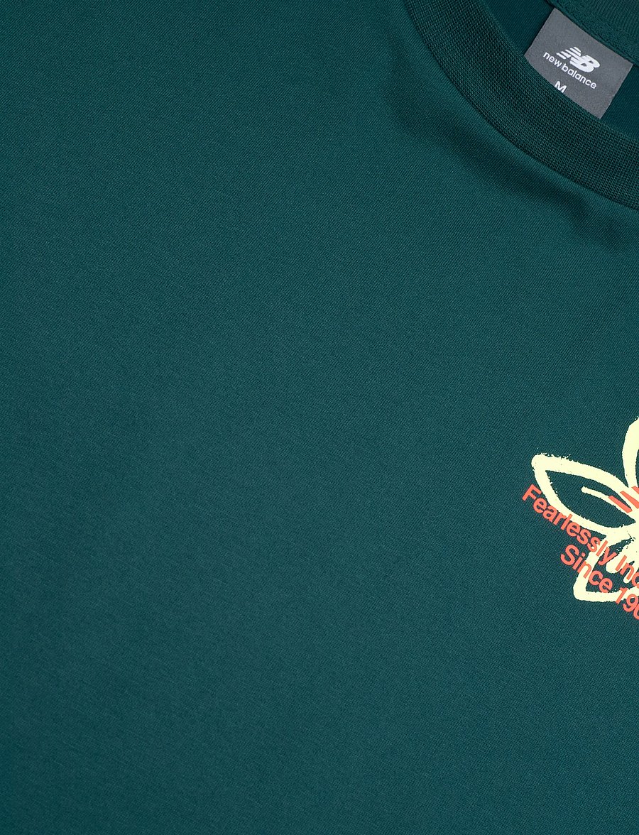 New Balance - Boston City Run T-Shirt - oberteile & t-shirts - medusa green - 2