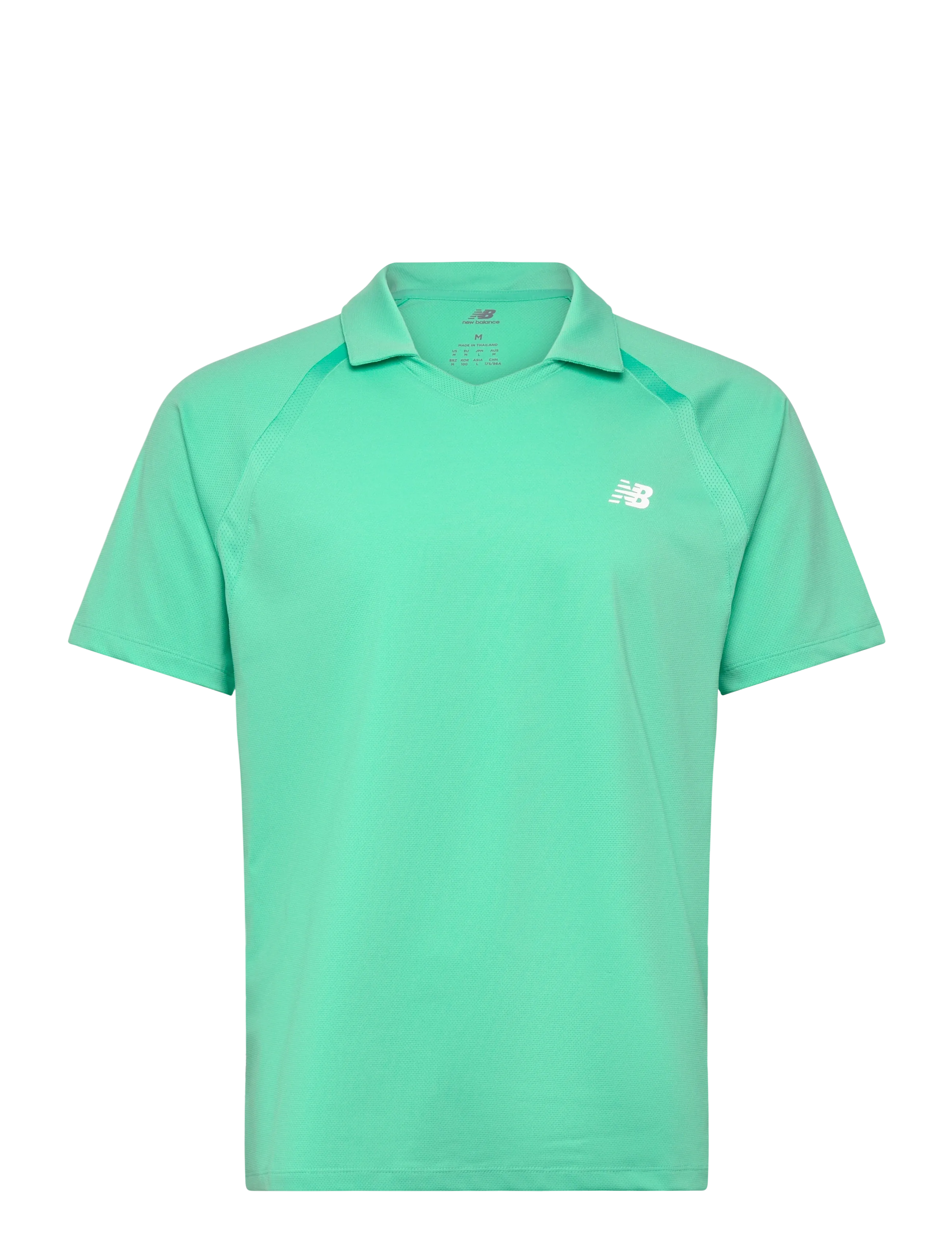 New Balance Tournament Polo, L, Green, Sport Polos > Sport Short-sleeved Polos, Herre