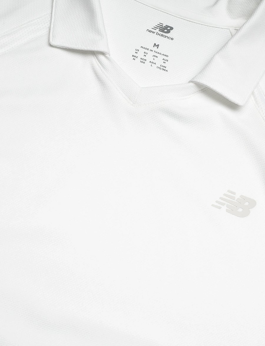New Balance - Tournament Polo - poloer - white - 2