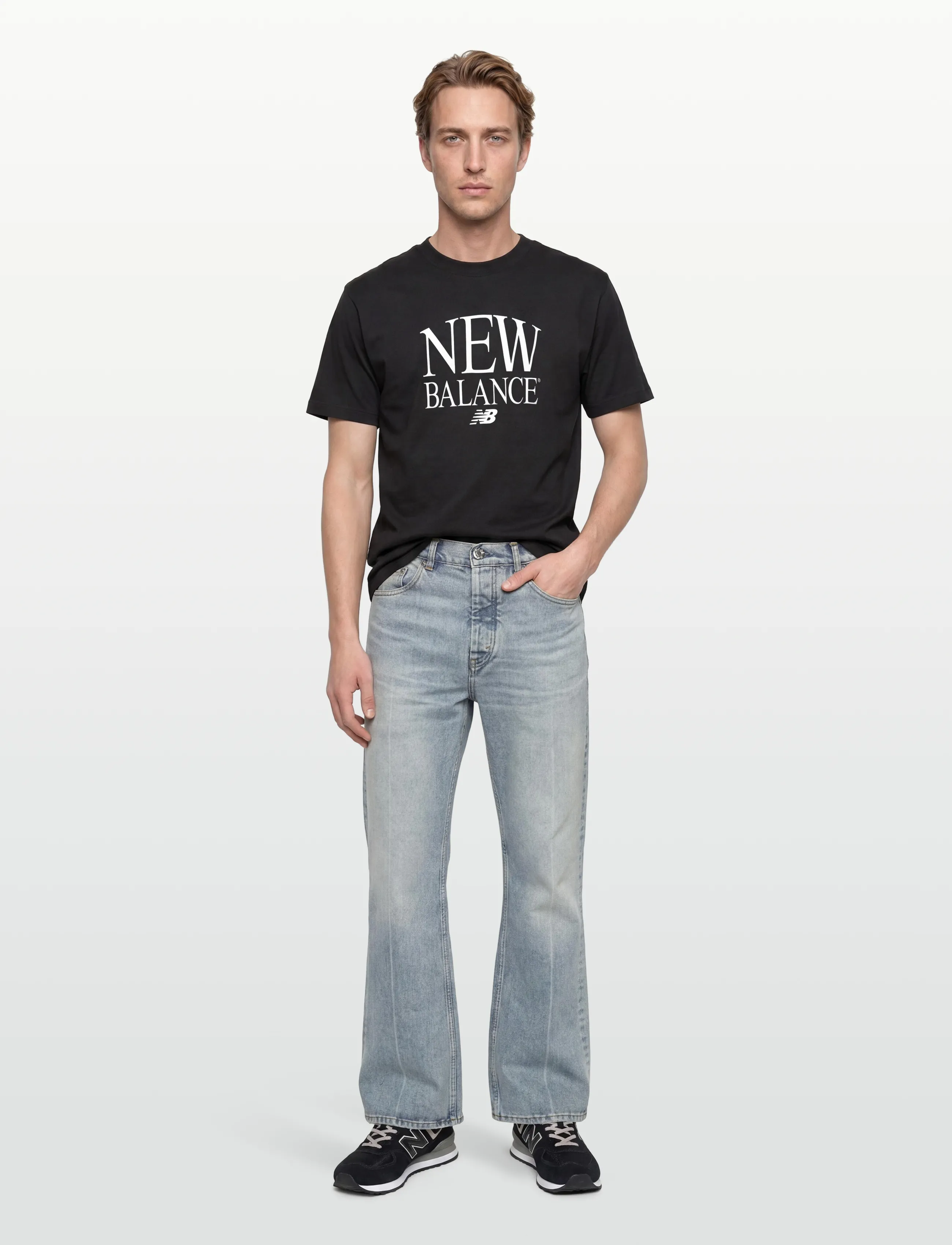 New Balance Reimagined Graphic T-Shirt - Clothing - BLACK / black