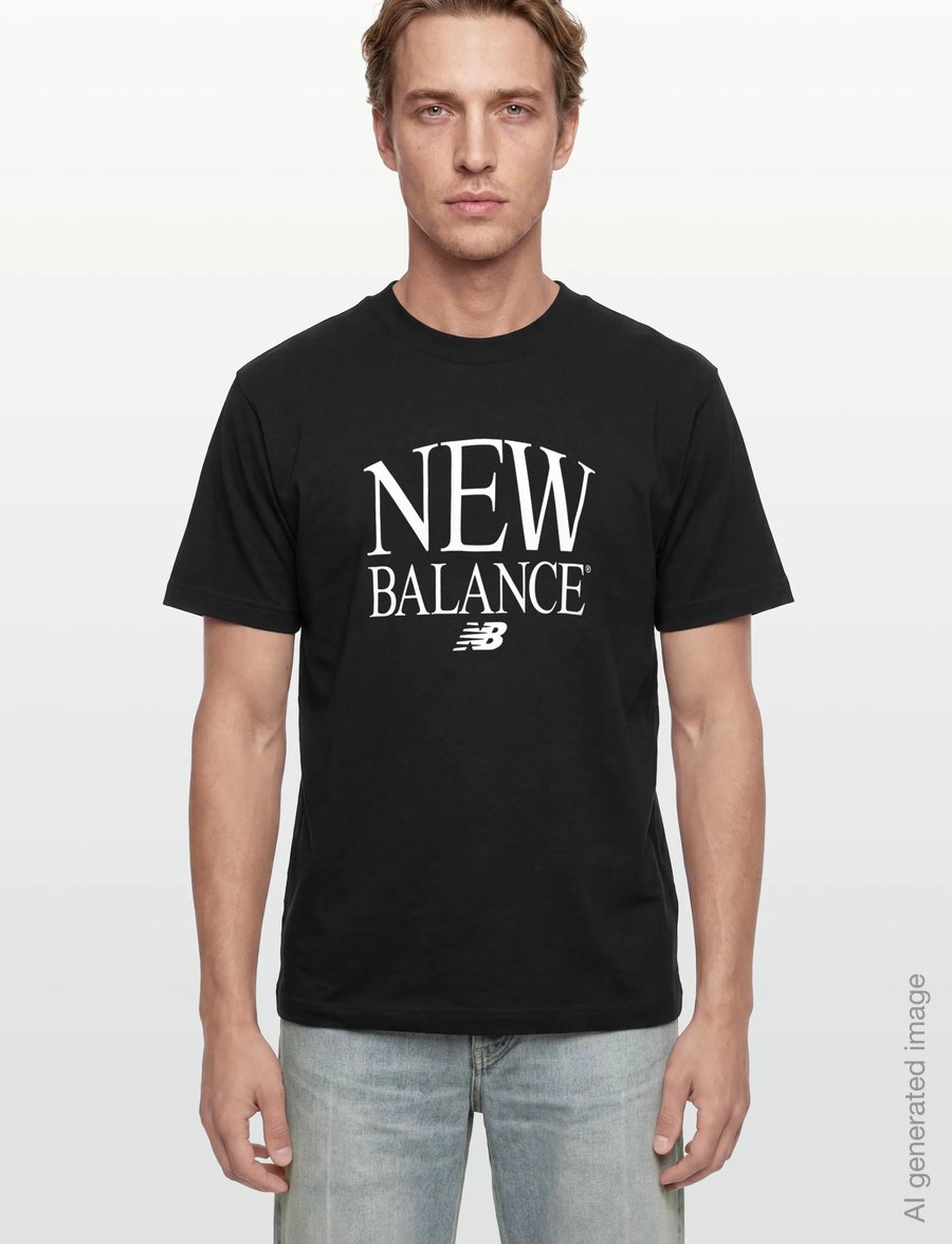 New Balance - Reimagined Graphic T-Shirt - oberteile & t-shirts - black - 3