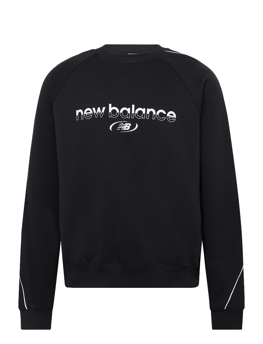 New Balance - Trackside Fleece Crew - overdele - black - 0