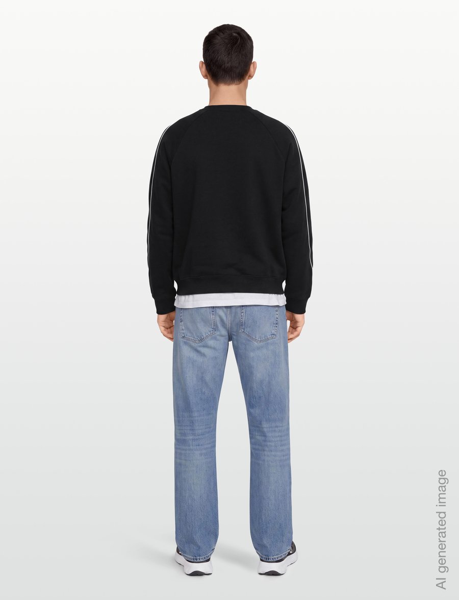 New Balance - Trackside Fleece Crew - oberteile - black - 4