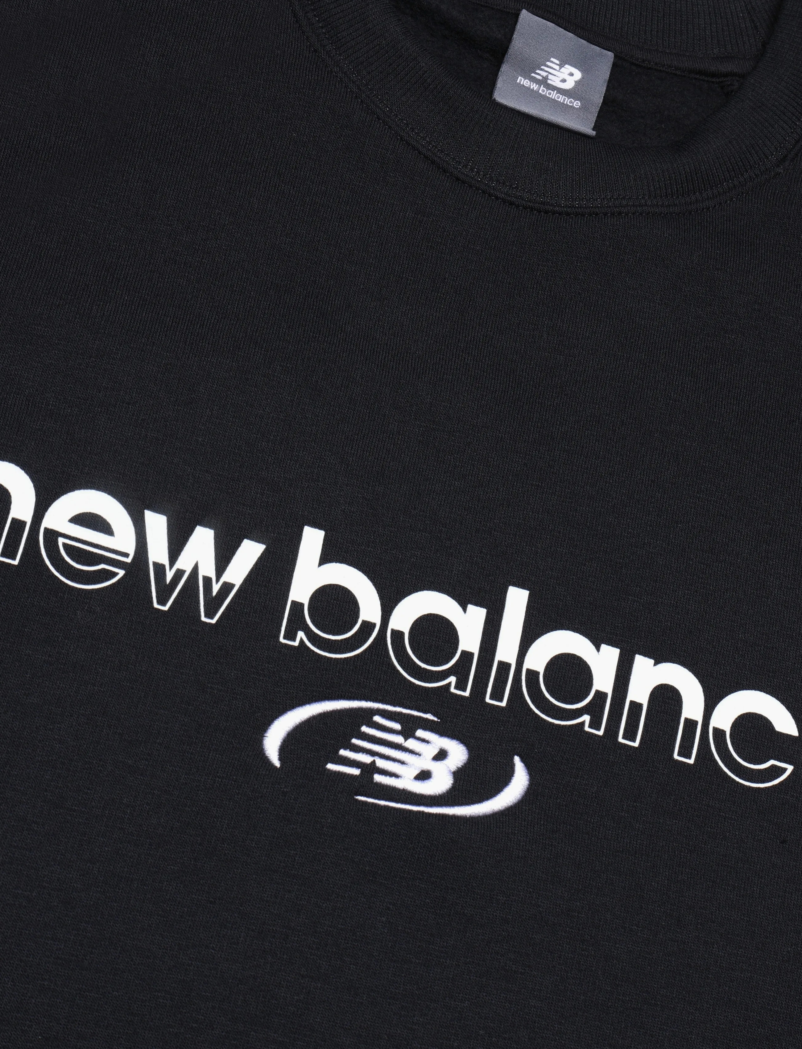New Balance - Trackside Fleece Crew - overdele - black - 2