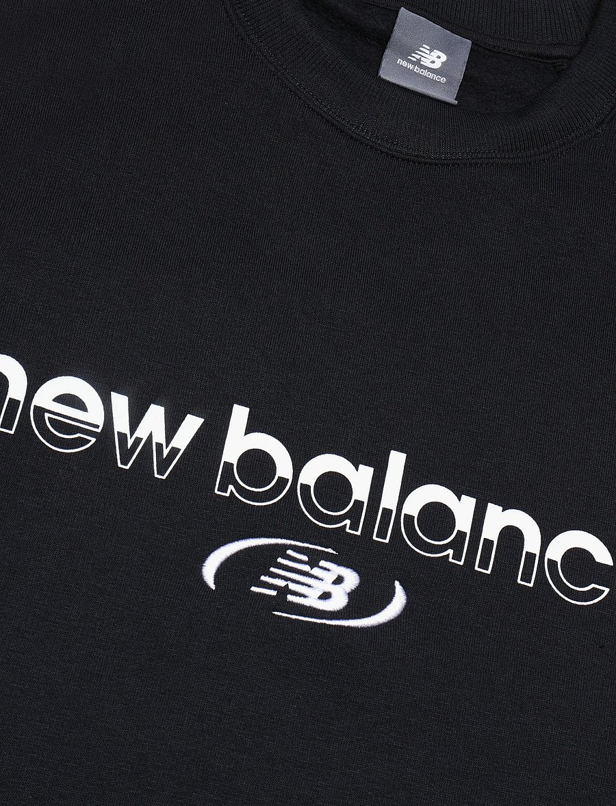 New Balance - Trackside Fleece Crew - overdele - black - 2