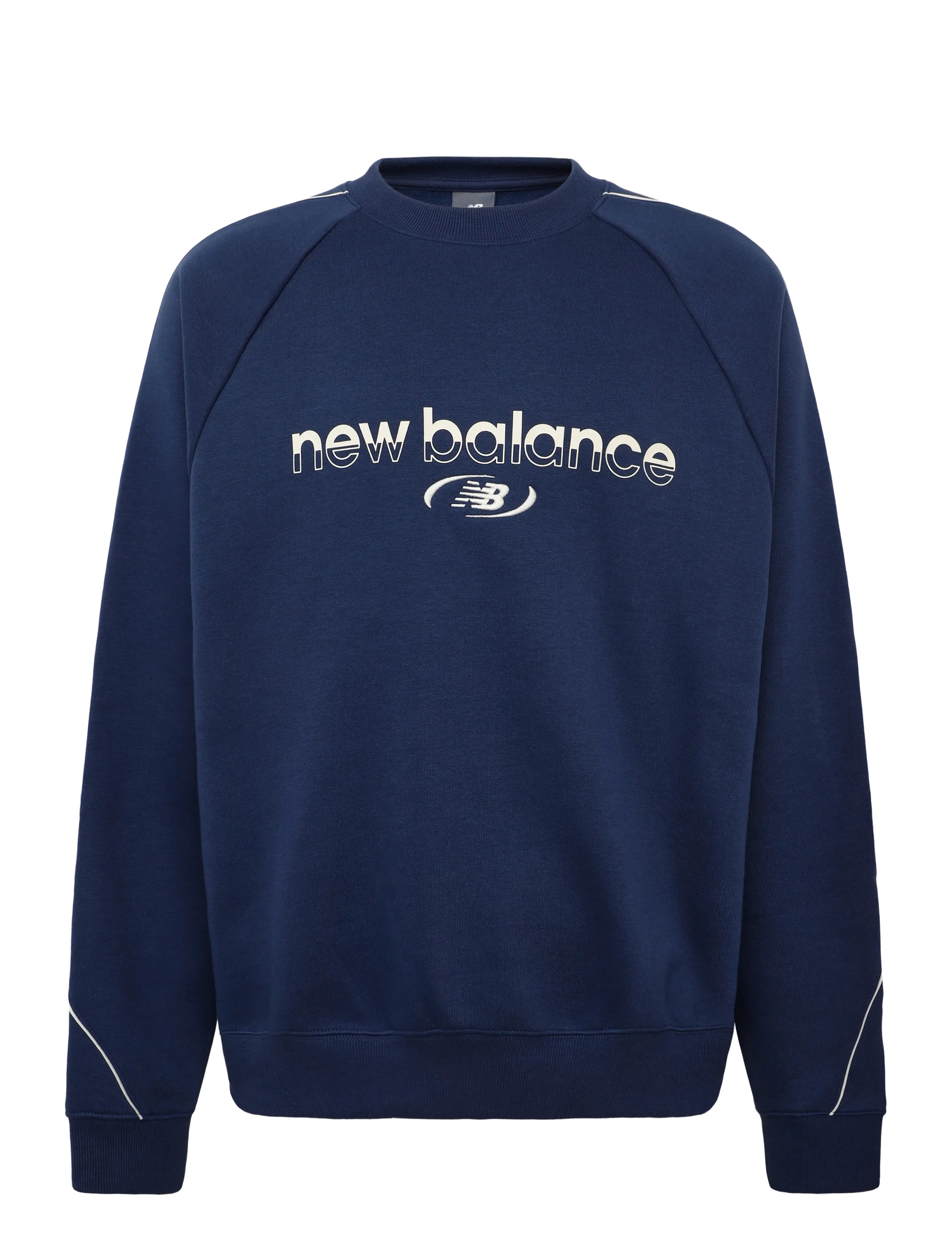 New Balance Trackside Fleece Crew - Sweatshirts - NB NAVY / navy