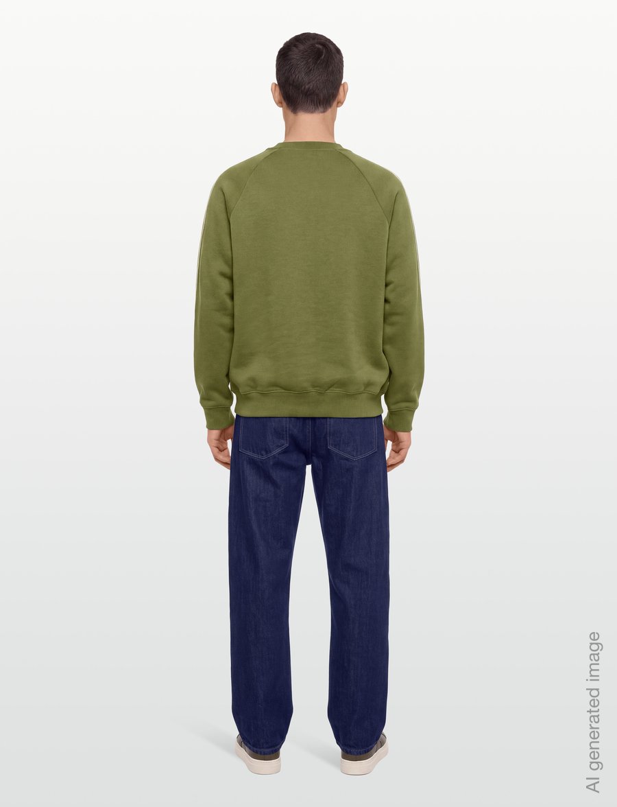 New Balance - Trackside Fleece Crew - Överdelar - sport green - 4