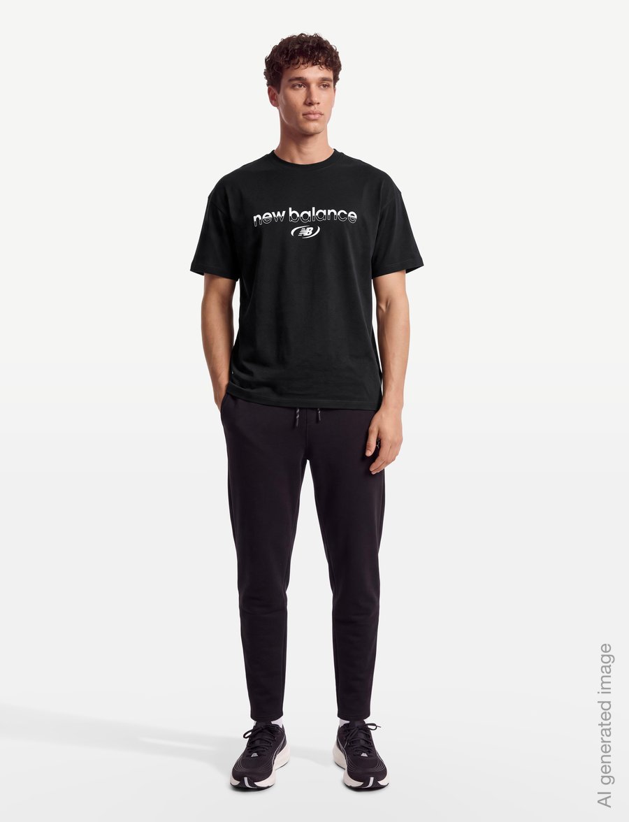 New Balance - Trackside T-Shirt - alussärgid ja t-särgid - black - 0