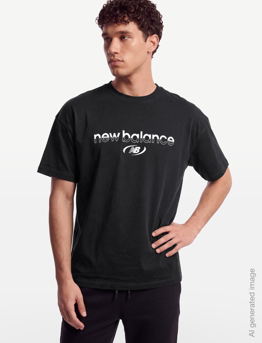 New Balance - Trackside T-Shirt - alussärgid ja t-särgid - black - 3