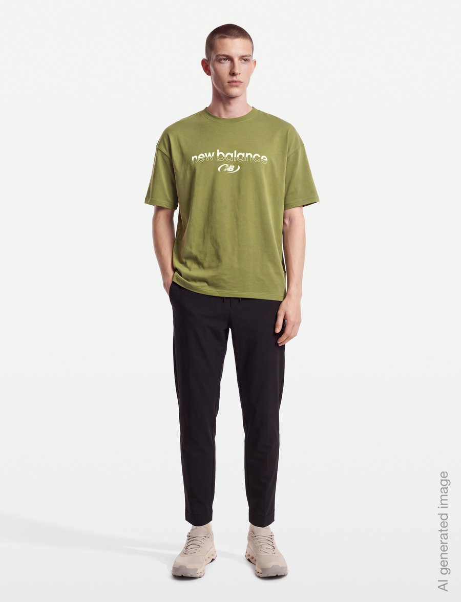 New Balance - Trackside T-Shirt - oberteile & t-shirts - sport green - 0