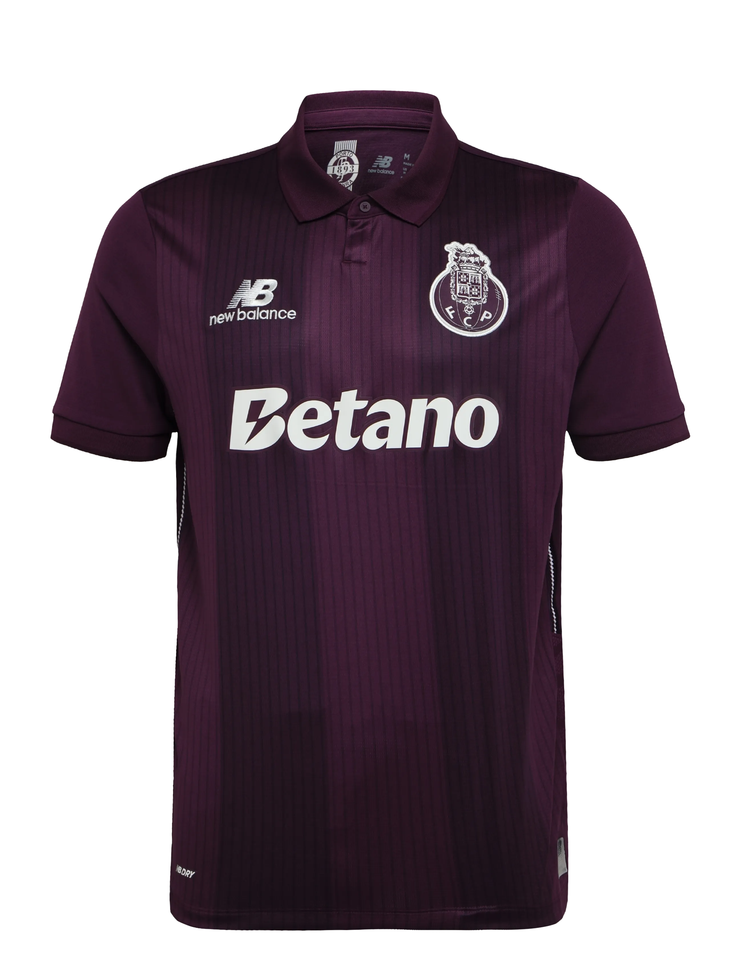 New Balance FC Porto 26/27 Away Short Sleeve Jersey - Kläder - AWAY / burgundy
