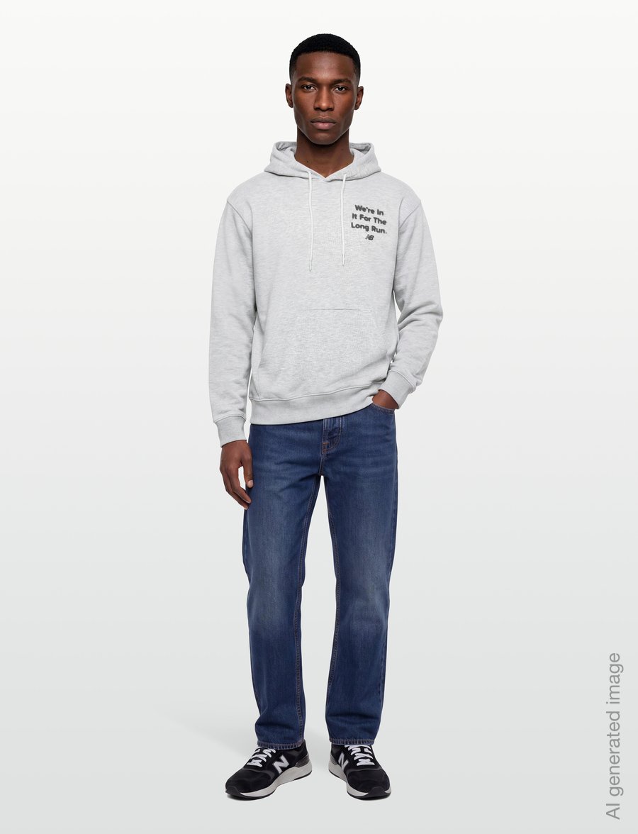 New Balance - Foggy Daze 1906 Hoodie - huvtröjor - athletic grey - 0