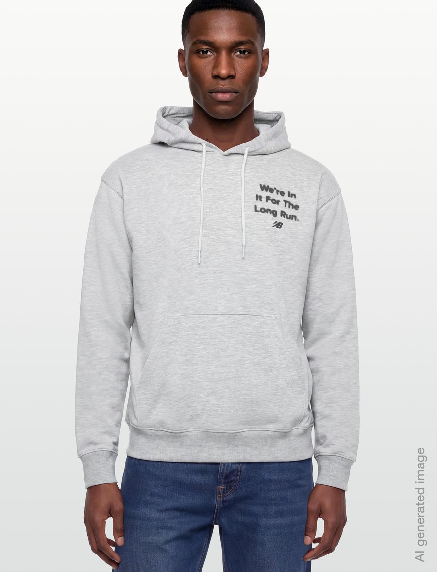 New Balance - Foggy Daze 1906 Hoodie - huvtröjor - athletic grey - 3