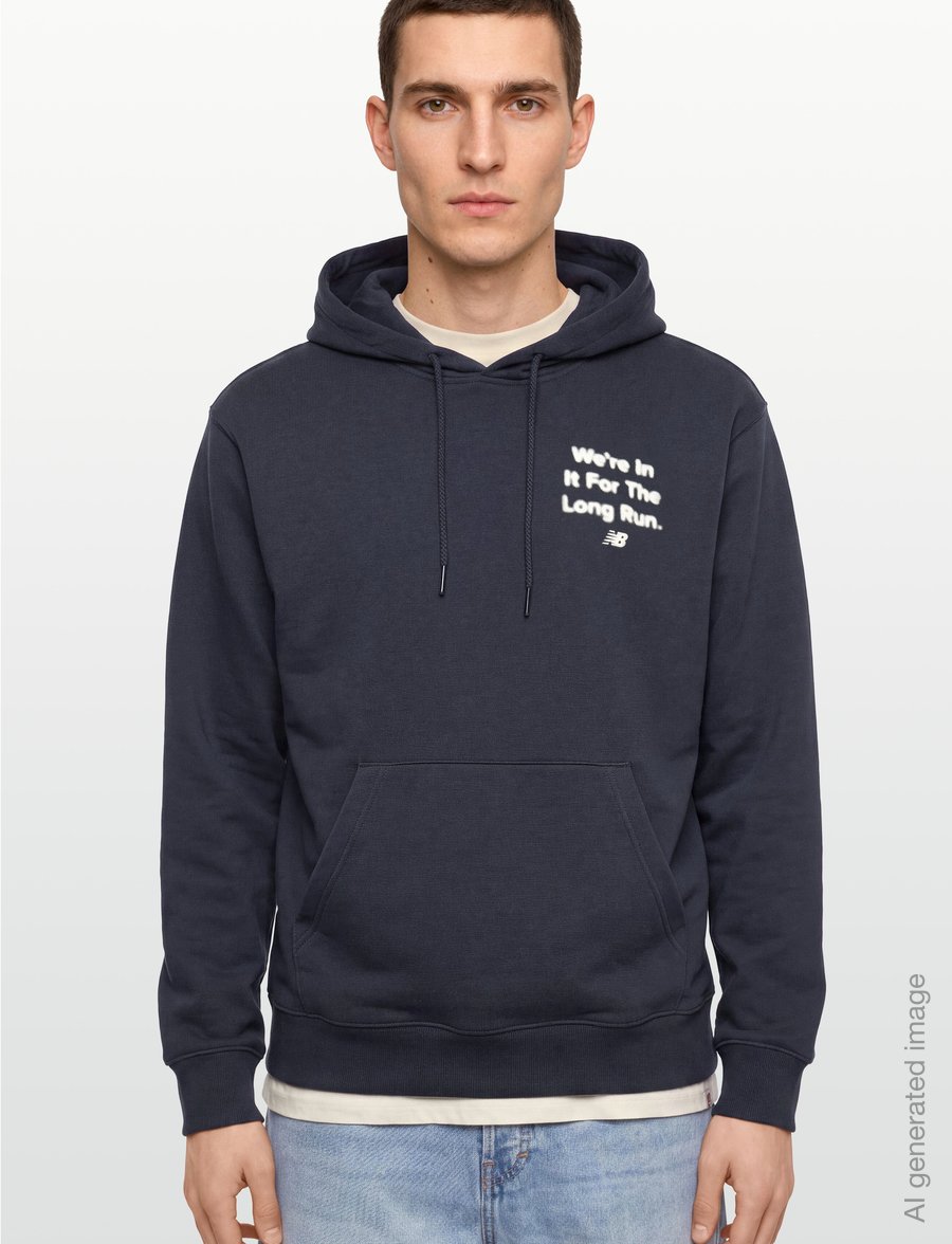 New Balance - Foggy Daze 1906 Hoodie - huvtröjor - dark night - 3