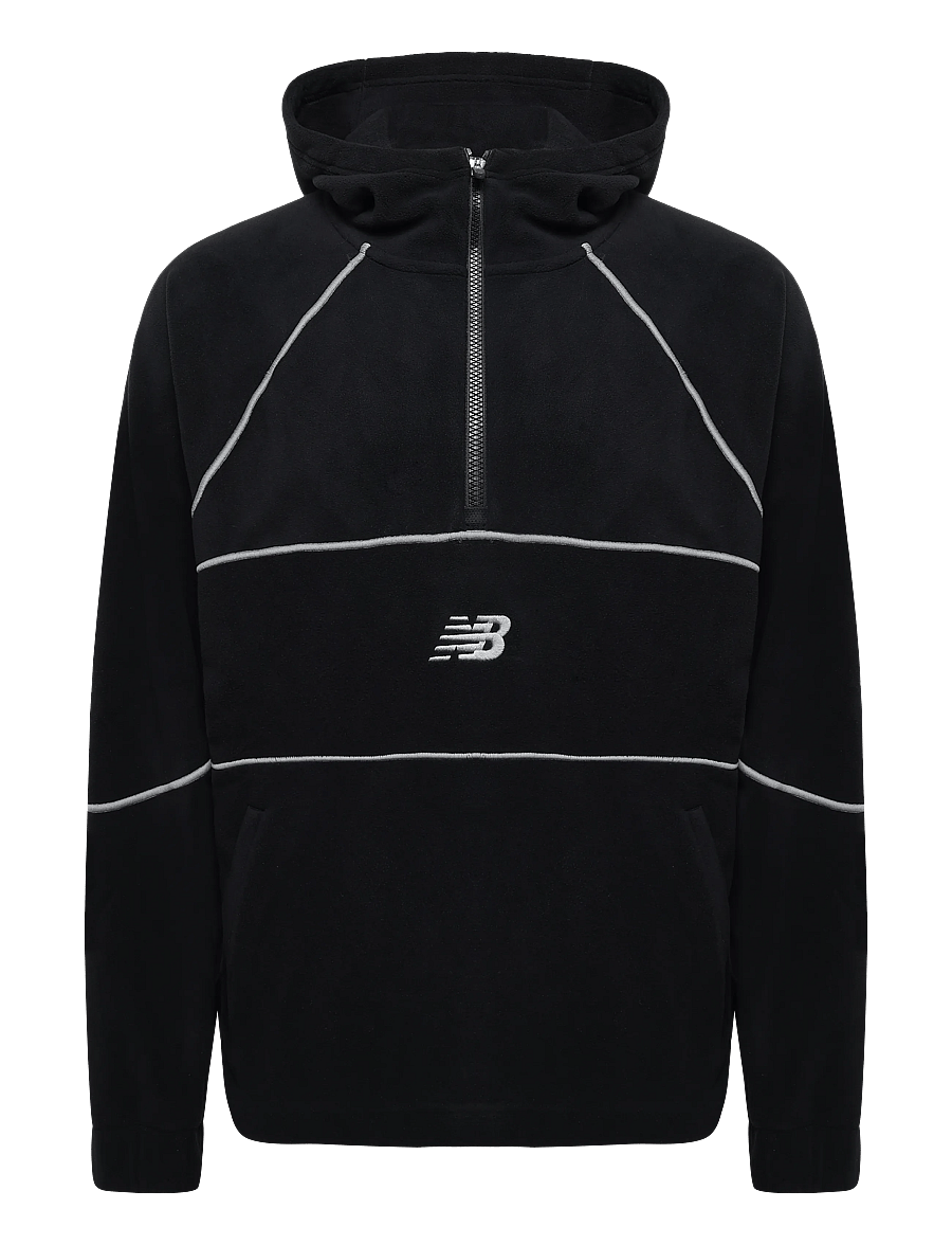 New Balance - Trackside Polar Fleece Hoodie - fleece & midlayer - black - 0
