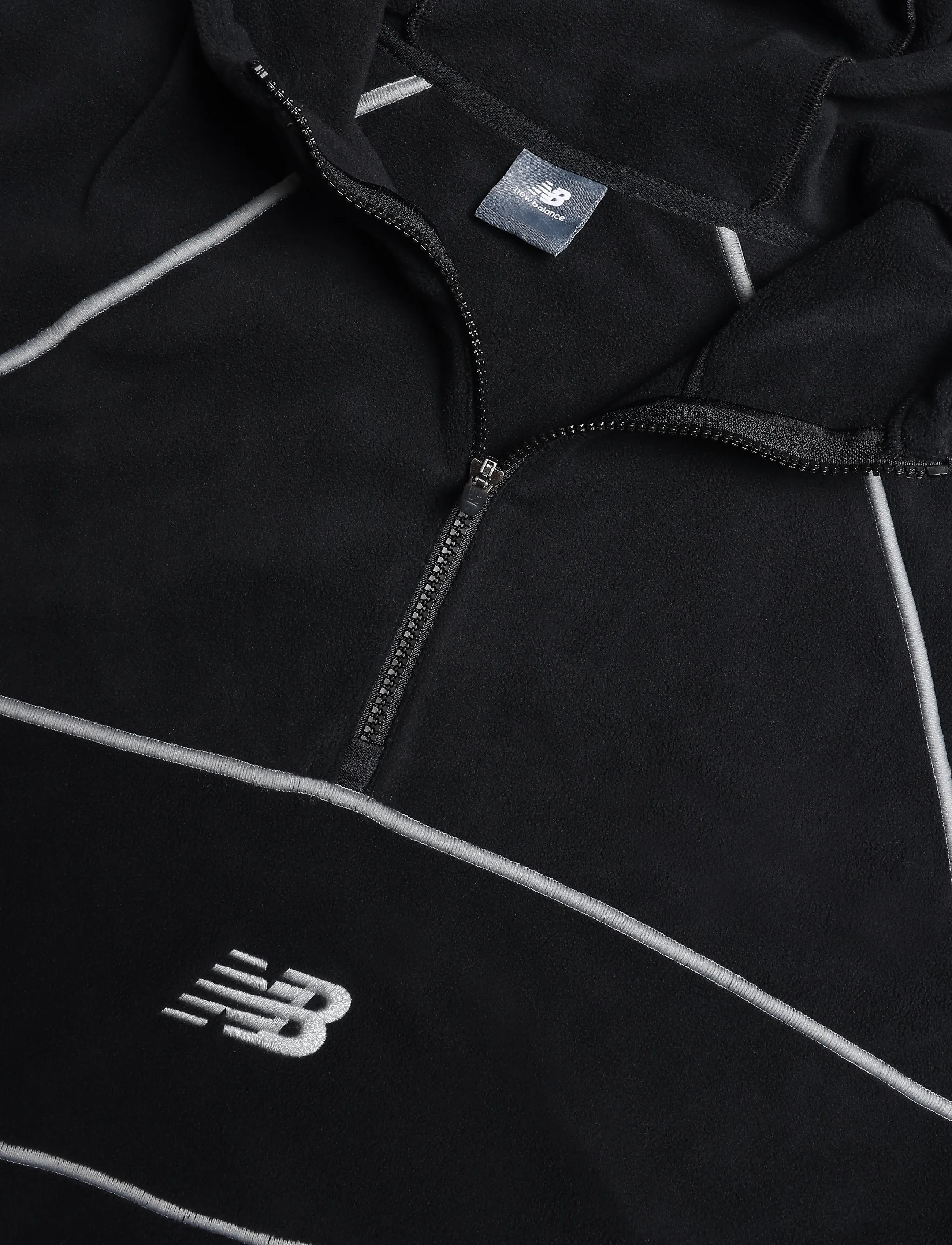 New Balance - Trackside Polar Fleece Hoodie - fleece & midlayer - black - 2