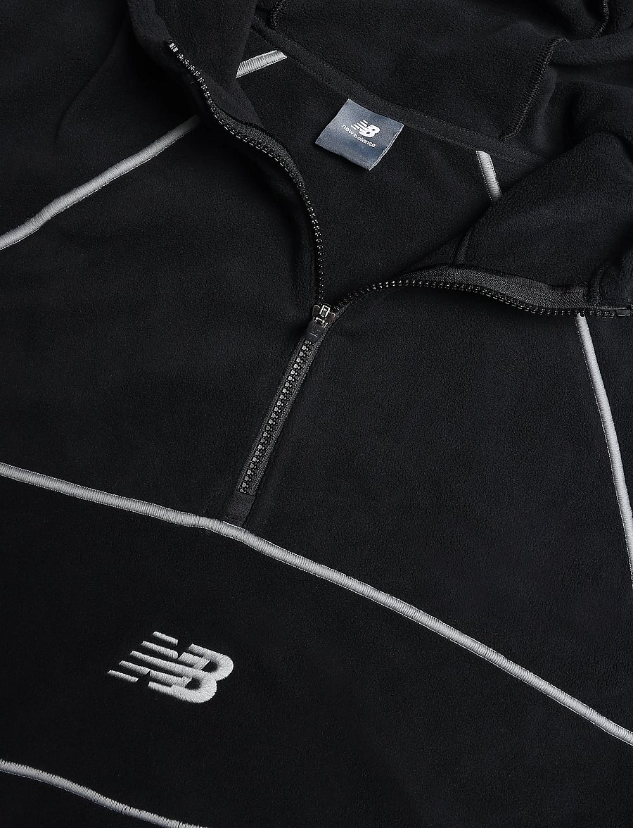 New Balance - Trackside Polar Fleece Hoodie - fleece & midlayer - black - 2