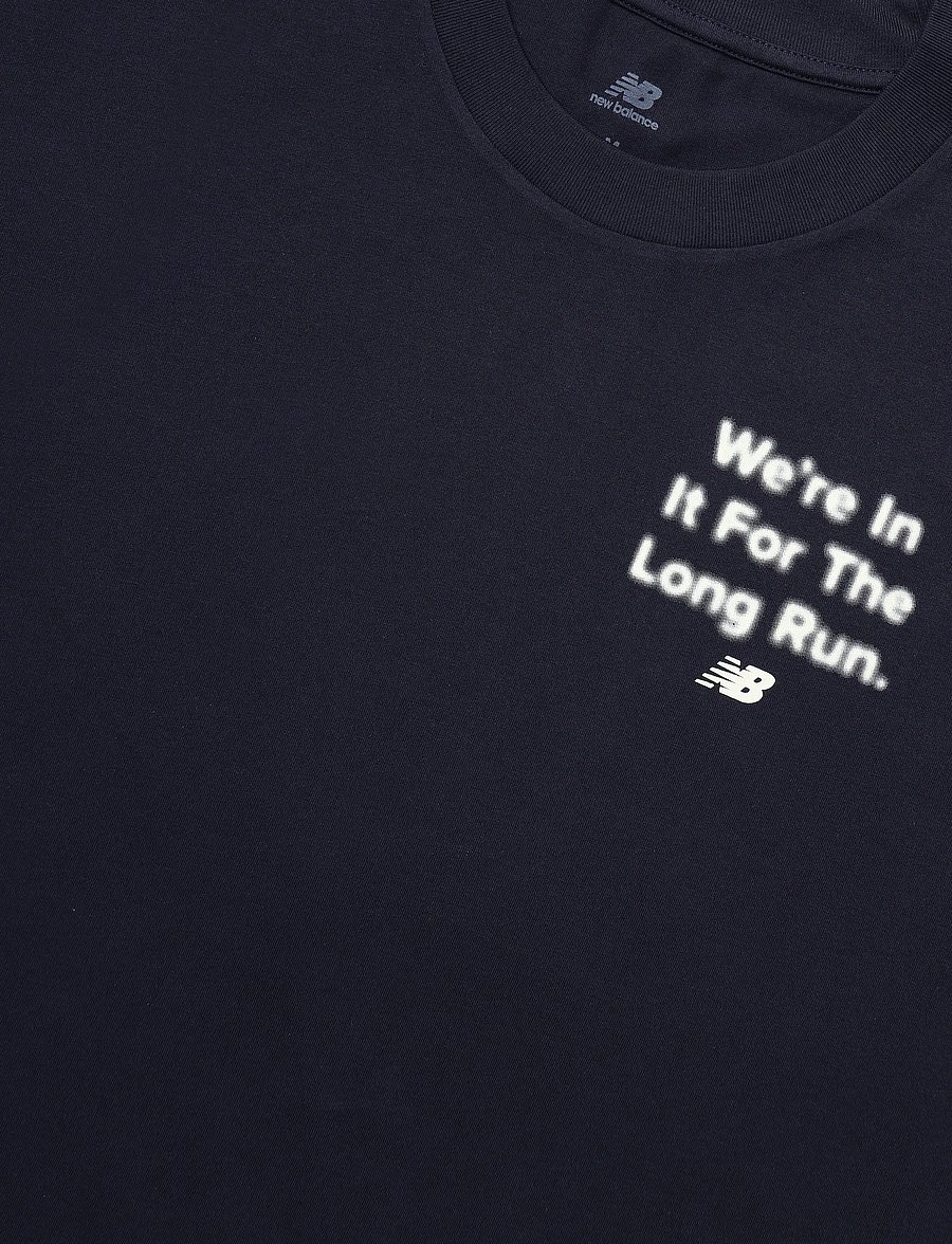 New Balance - Foggy Daze 1906 T-Shirt - alussärgid ja t-särgid - dark night - 2