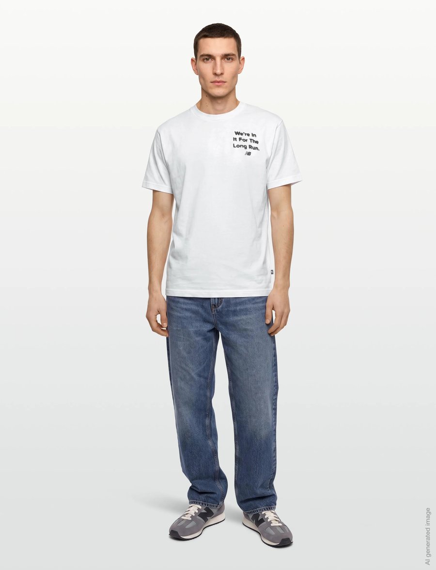 New Balance - Foggy Daze 1906 T-Shirt - topper & t-skjorter - white - 0