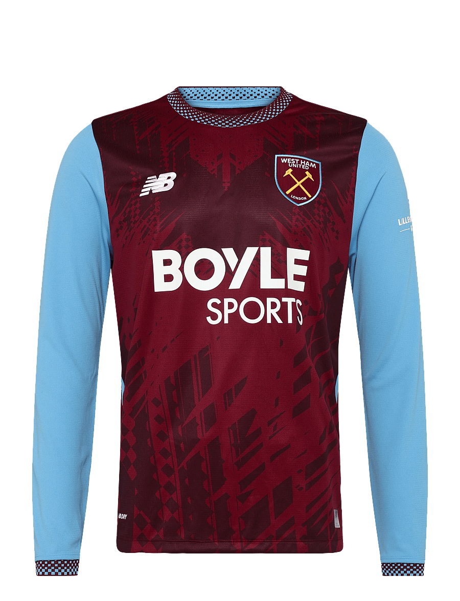 New Balance - West Ham United 26/27 Home Long Sleeve Jersey - jalgpallisärgid - home - 0