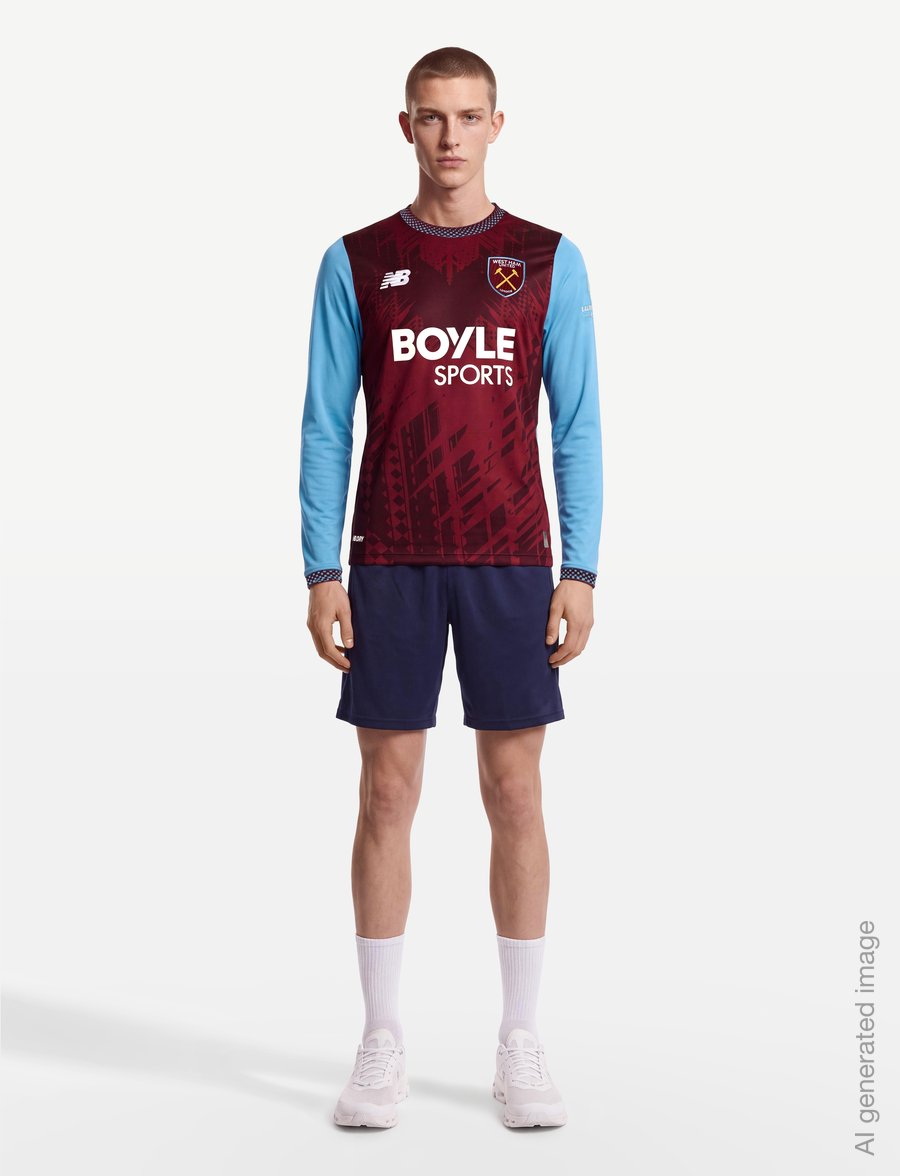 New Balance - West Ham United 26/27 Home Long Sleeve Jersey - jalgpallisärgid - home - 0