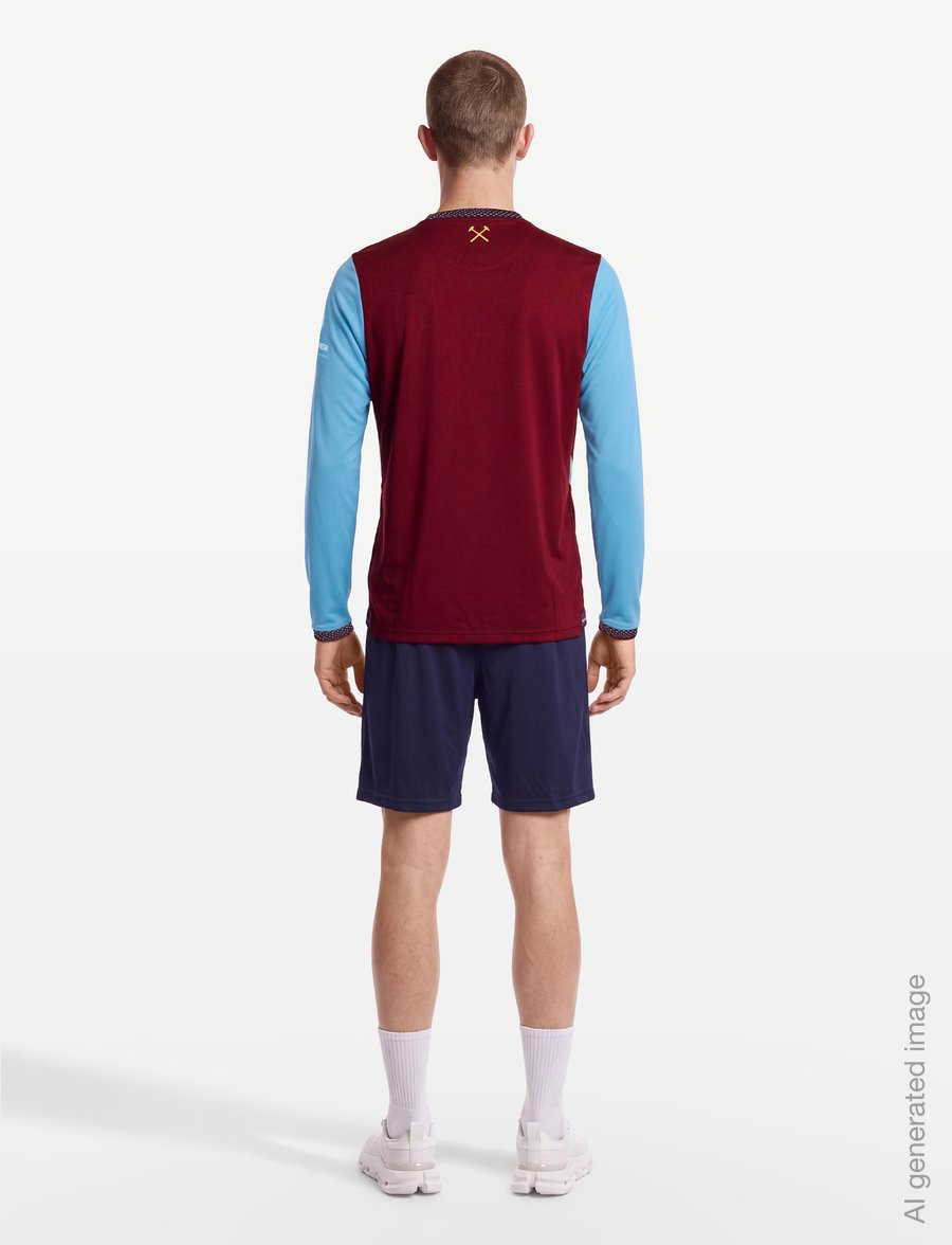New Balance - West Ham United 26/27 Home Long Sleeve Jersey - jalgpallisärgid - home - 4