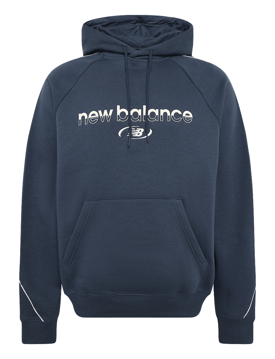 New Balance - Trackside Fleece Hoodie - viršutinės dalies drabužiai - nb navy - 0