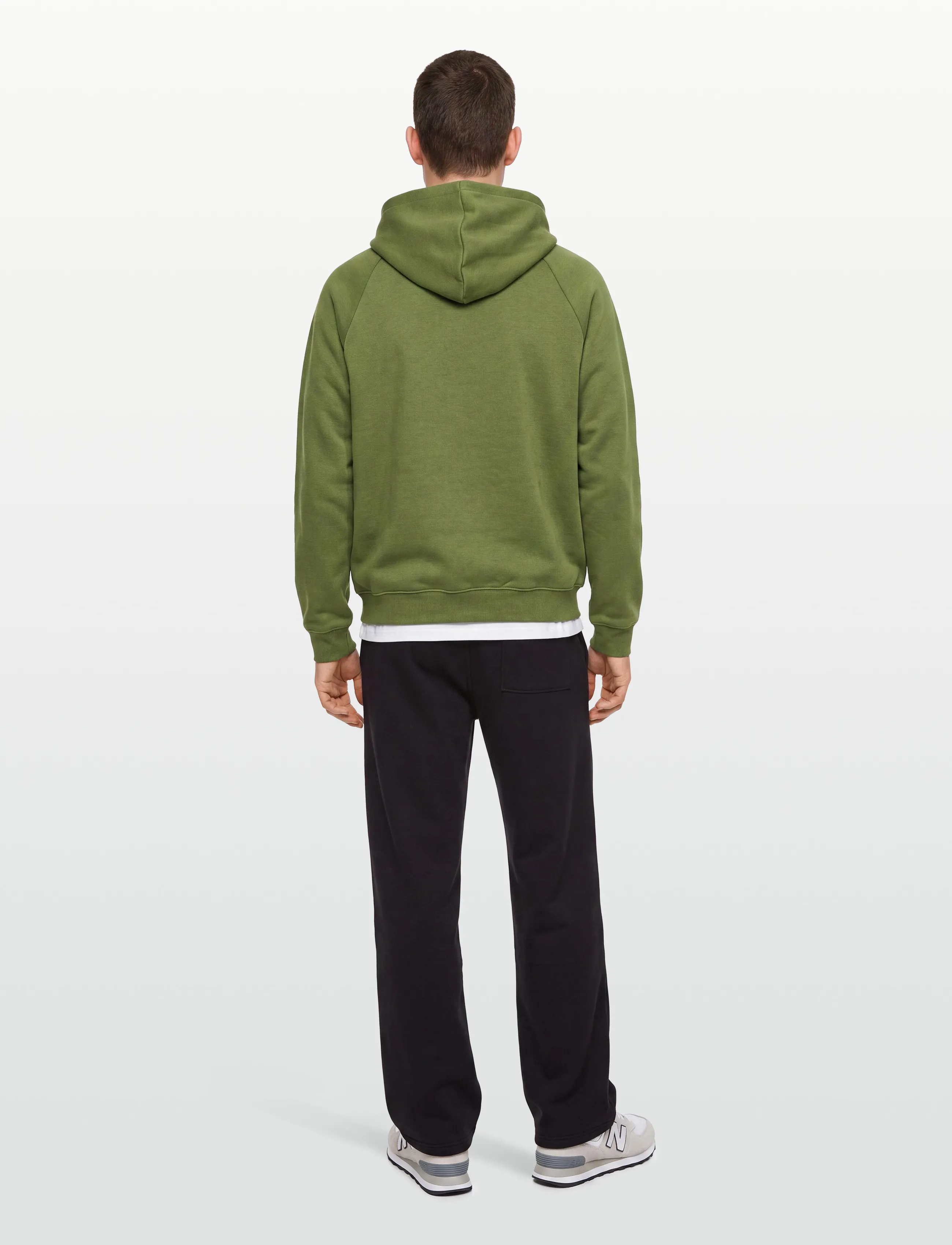 New Balance - Trackside Fleece Hoodie - tops - sport green - 4