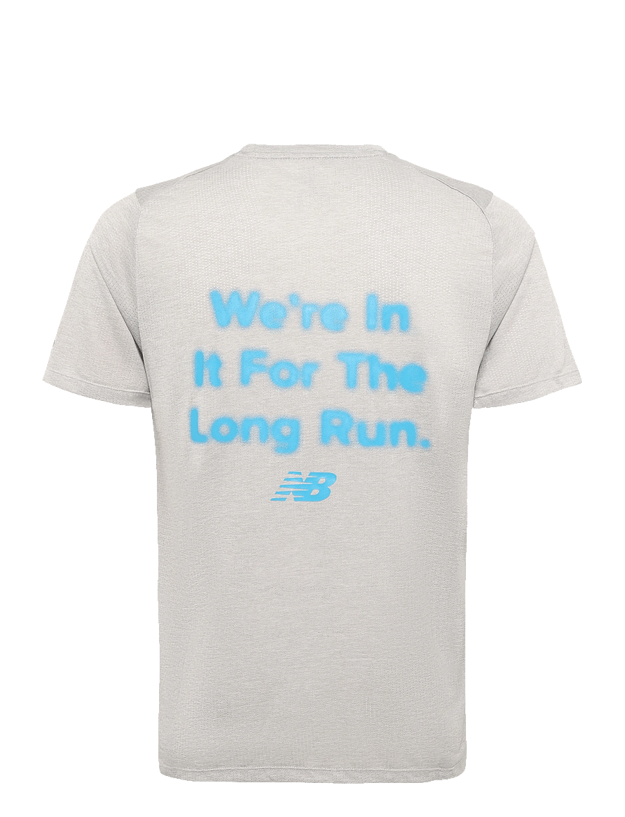 New Balance - RC Essential Graphic T-Shirt - t-shirts - athletic grey - 1