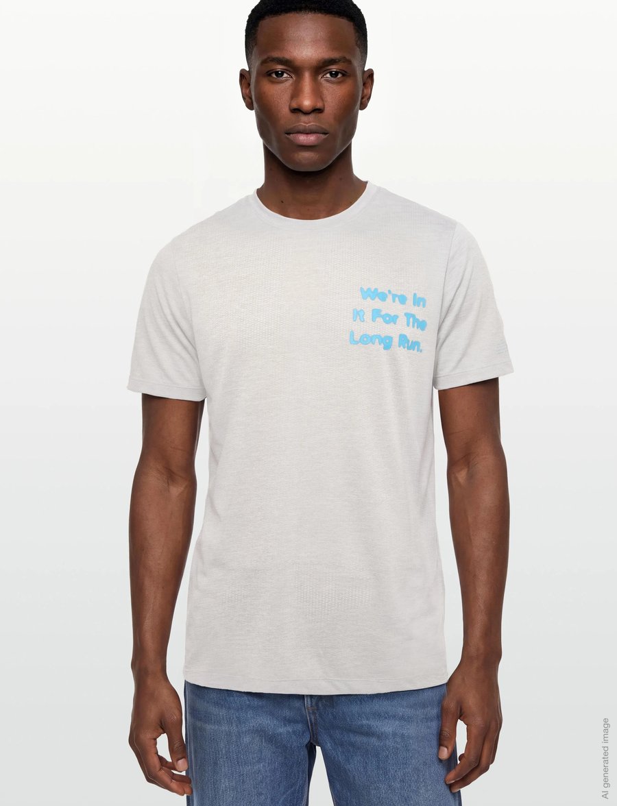New Balance - RC Essential Graphic T-Shirt - t-särgid - athletic grey - 3