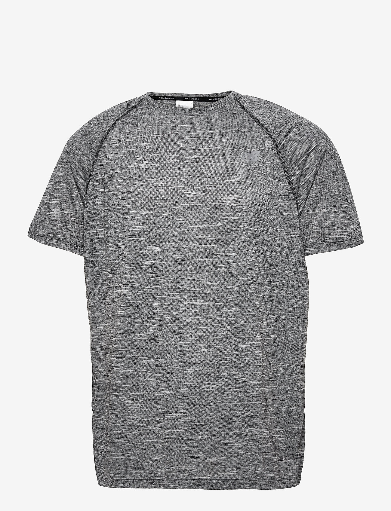 New Balance - TENACITY TEE - heather charcoal - 0