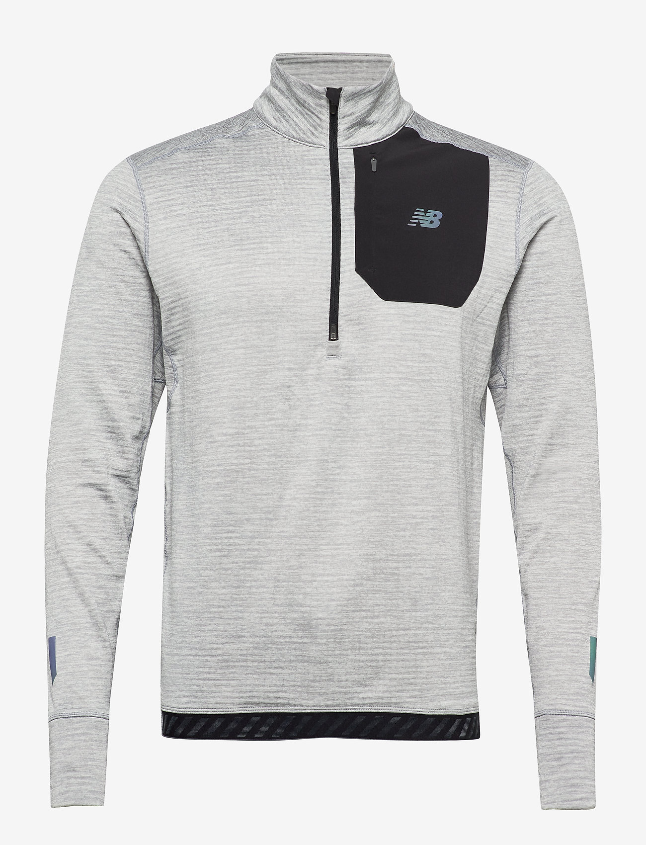 New Balance - NB HEAT QTR ZIP - athletic gre - 0