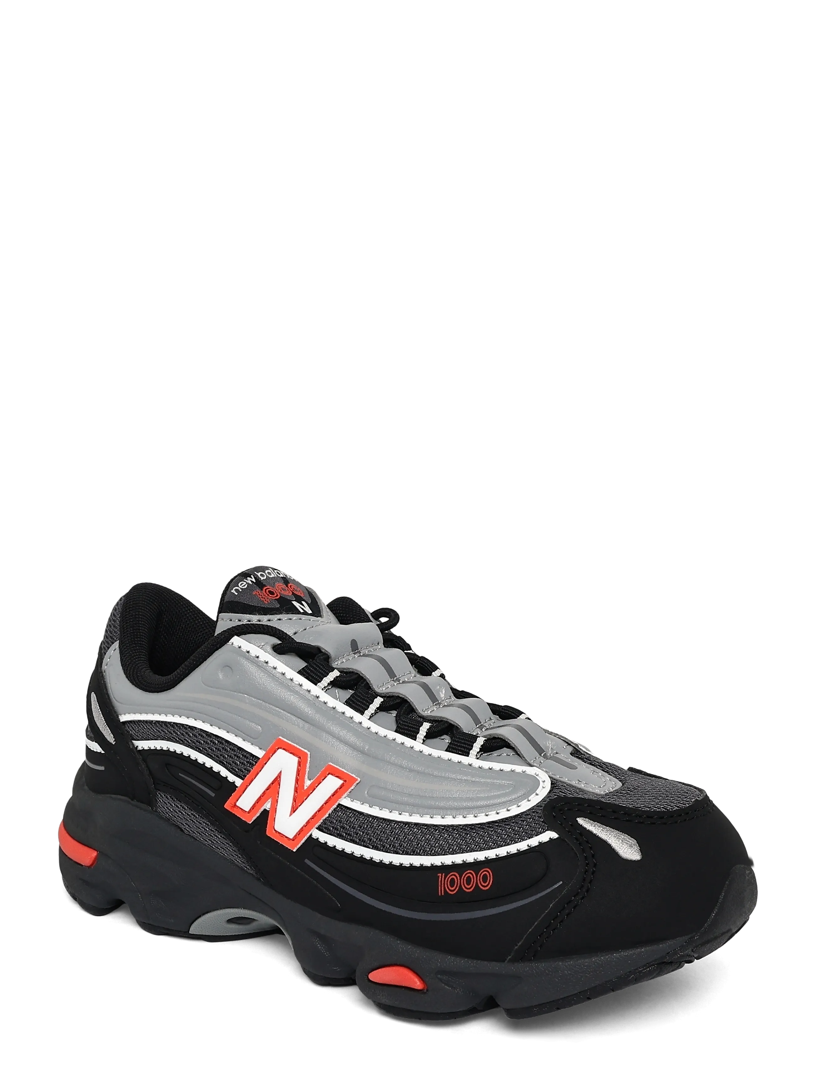 New Balance New Balance 1000 Kids Bungee Lace - Lave sneakers - BLACK / black