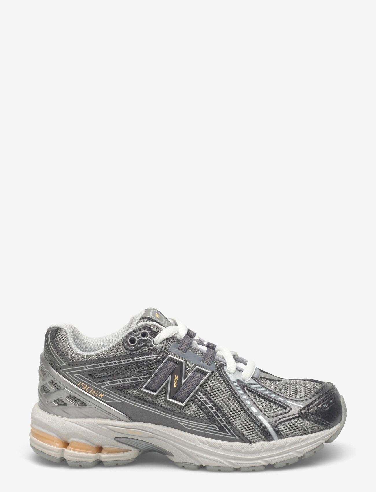 New Balance - New Balance 1906 Kids Lace - låga sneakers - dark silver metallic - 1