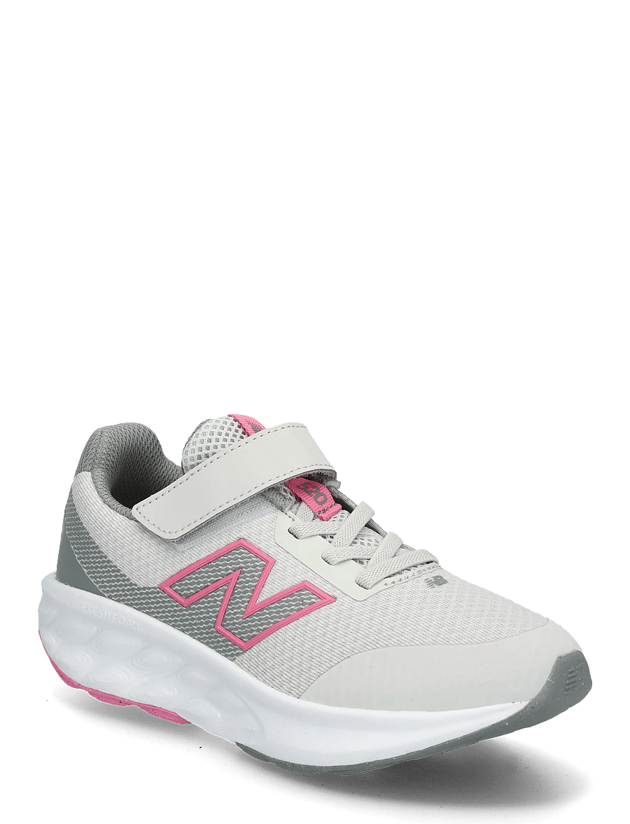 New Balance - New Balance FreshFoam 520 v9 Kids Hook & Loop - löparskor - grey matter - 0